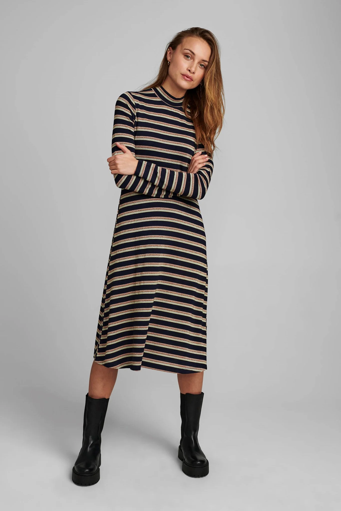 NUCANELA DRESS  - Blue Shadow - Image 3