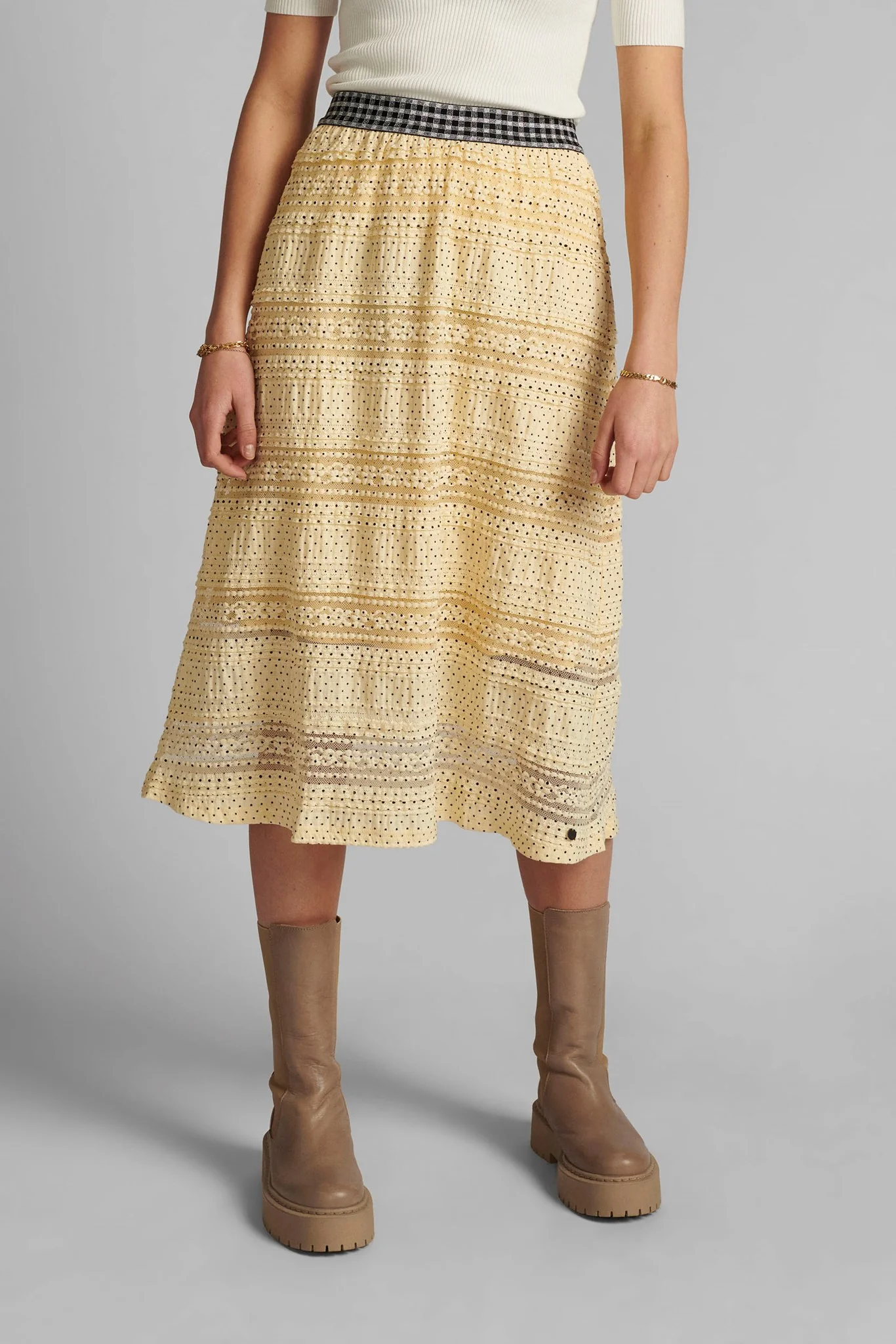 NUCAPELLA SKIRT - Snapdragon