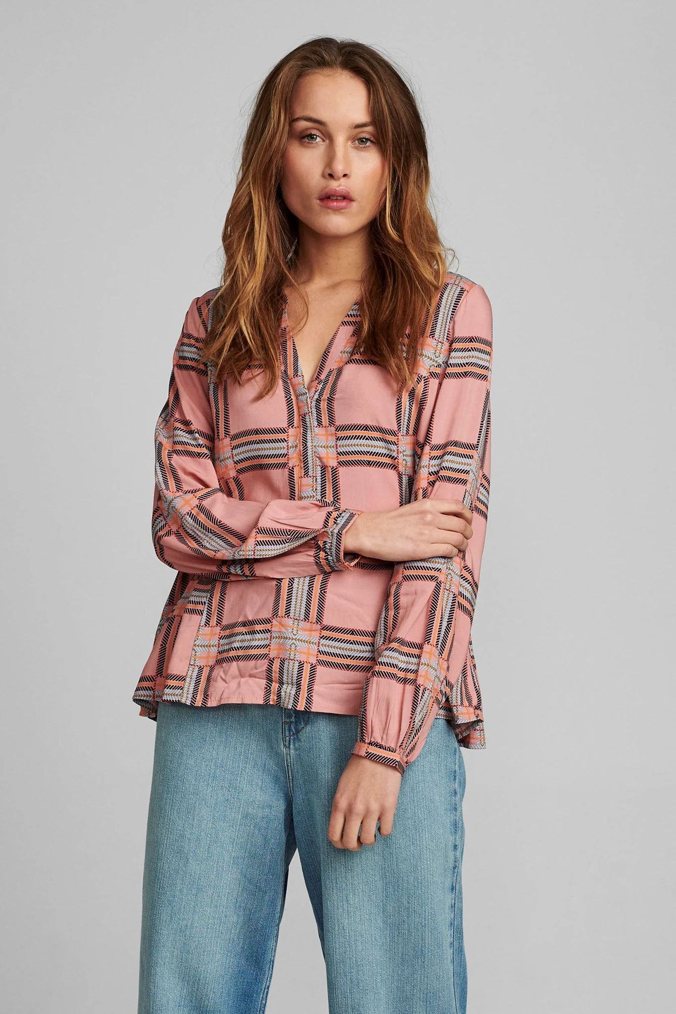 NUCAPRICE BLOUSE - Ash Rose