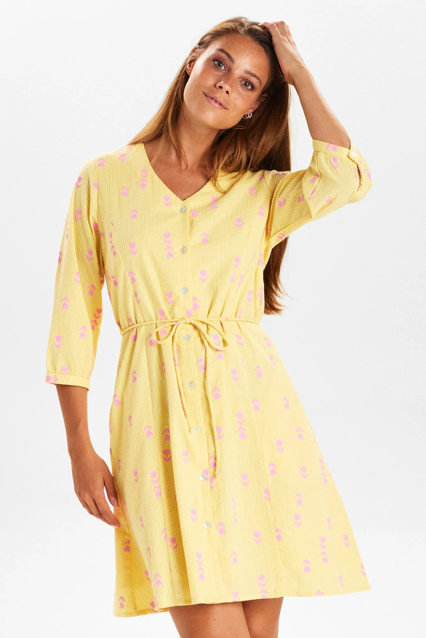 NUCARA DRESS  - Lemon Drop