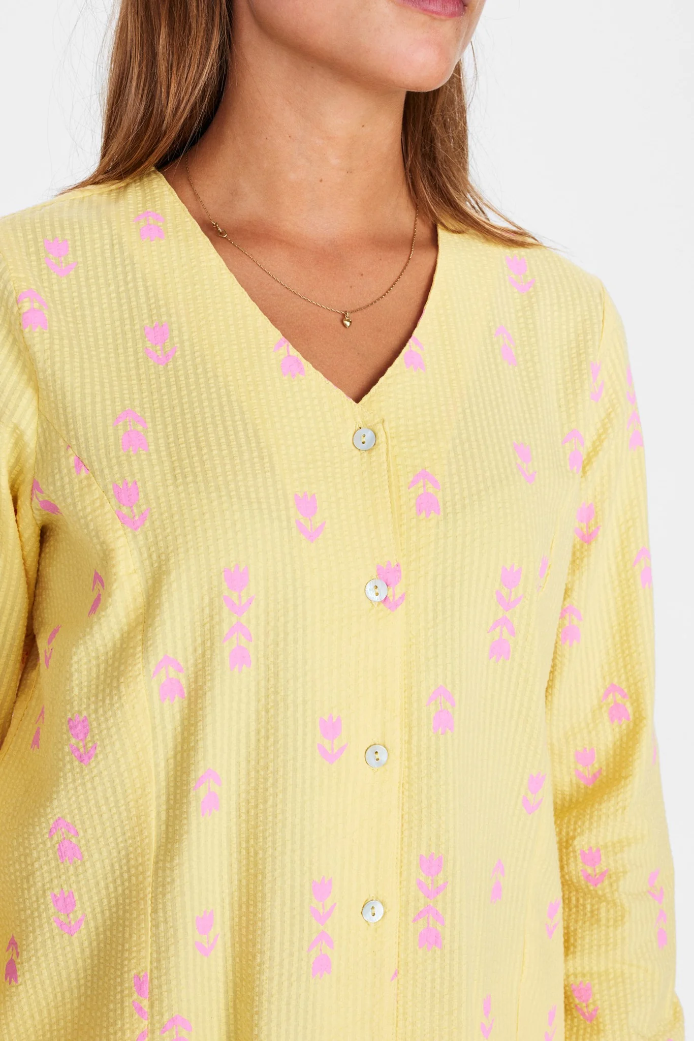 NUCARA SHIRT  - Lemon Drop - Image 4
