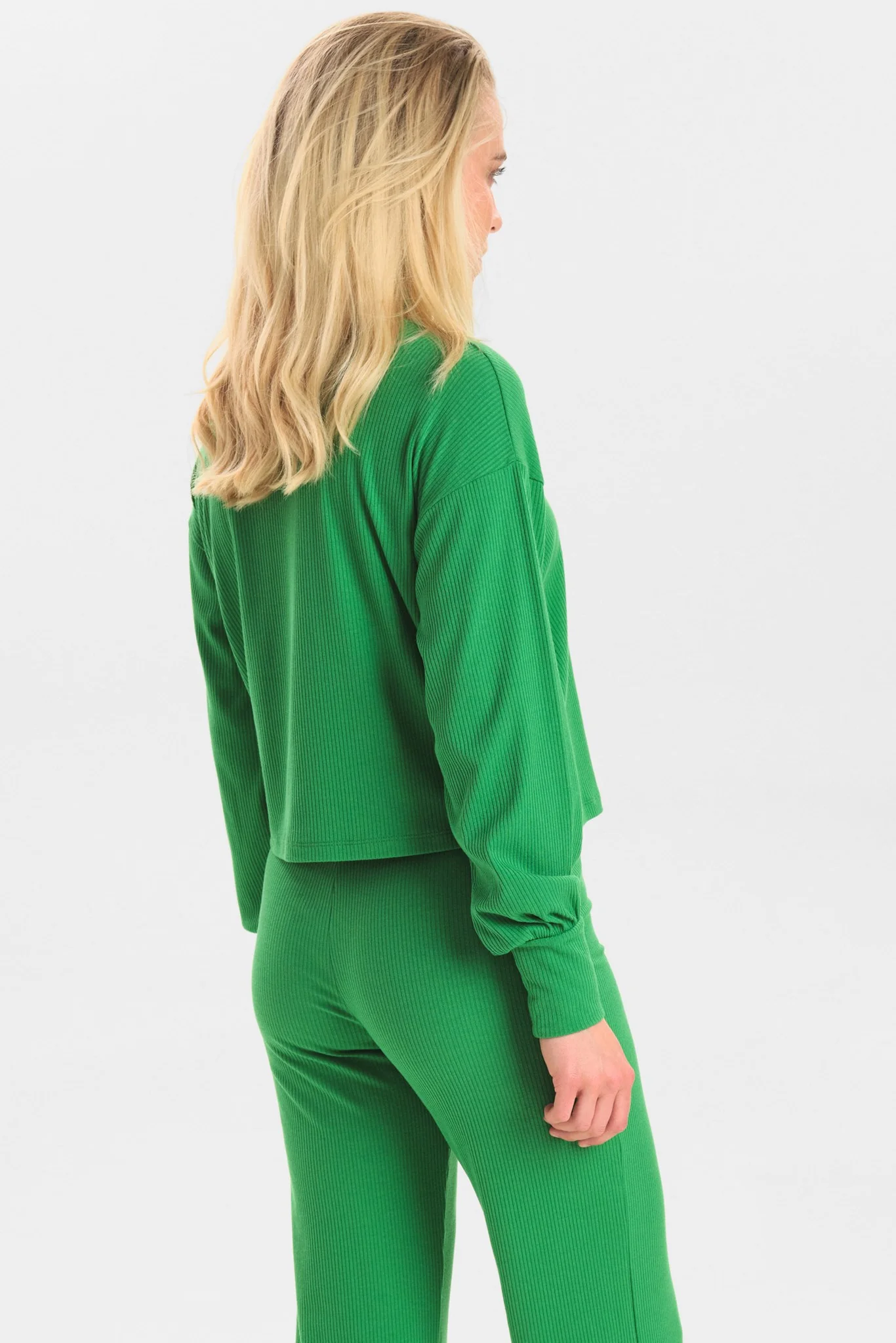 NUCARDI CROP BLOUSE - Leprechaun - Image 2