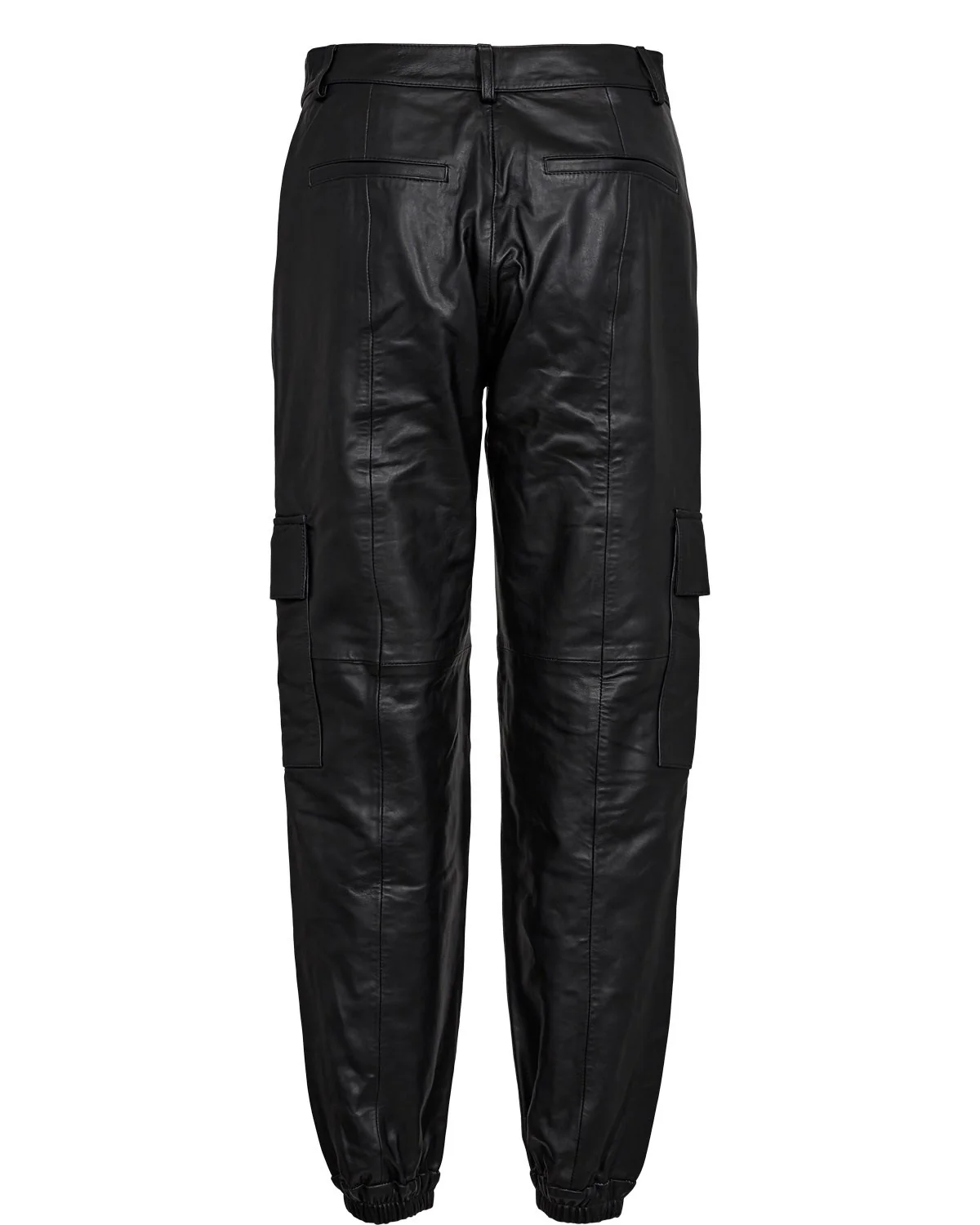 NUCAREN LEATHER PANTS - Caviar - Image 2