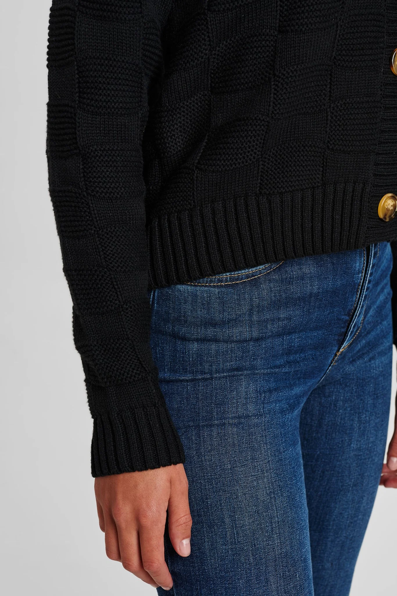 NUCARIAD CARDIGAN - Caviar - Image 5
