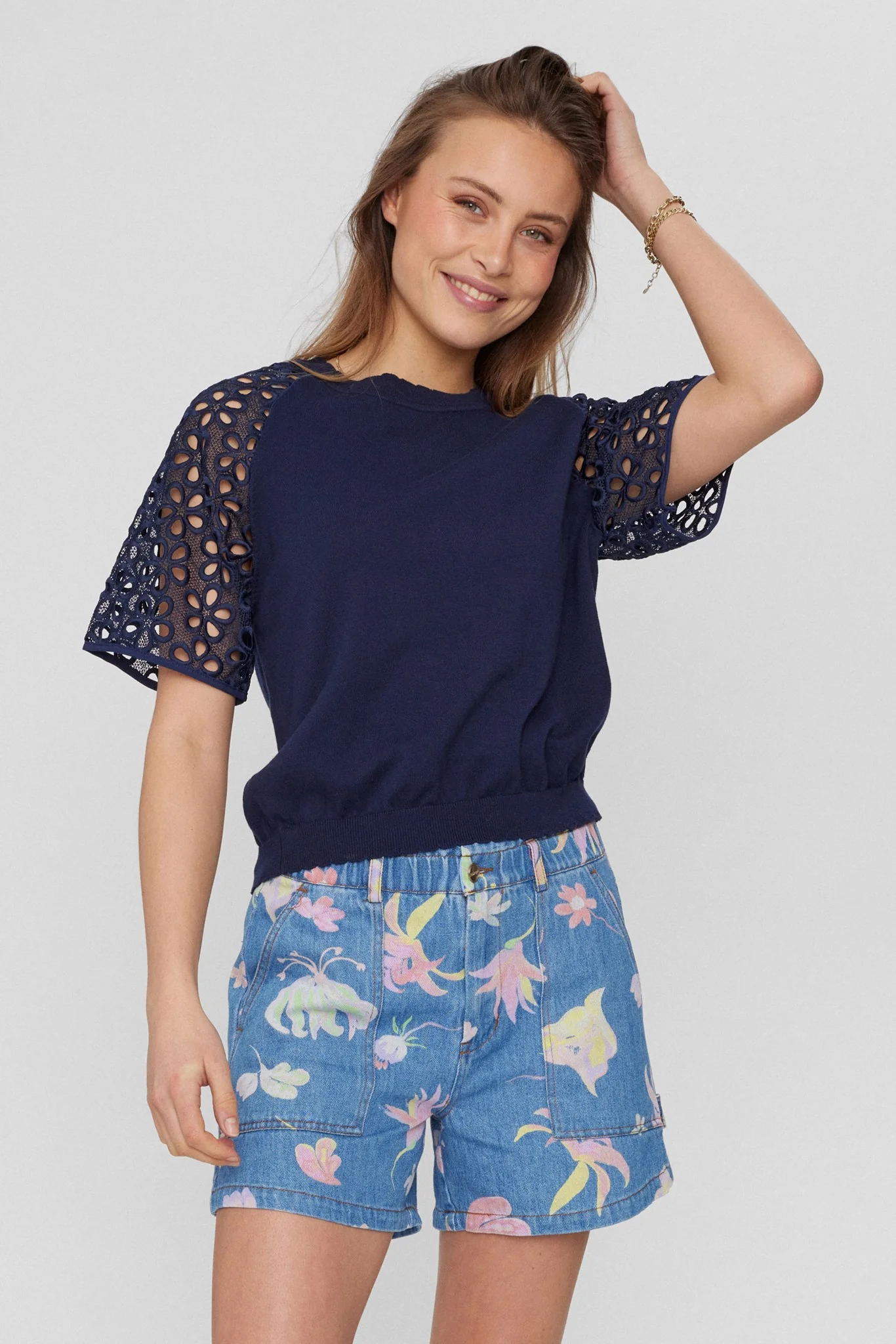 NUCARIEANN PULLOVER - Dress Blues