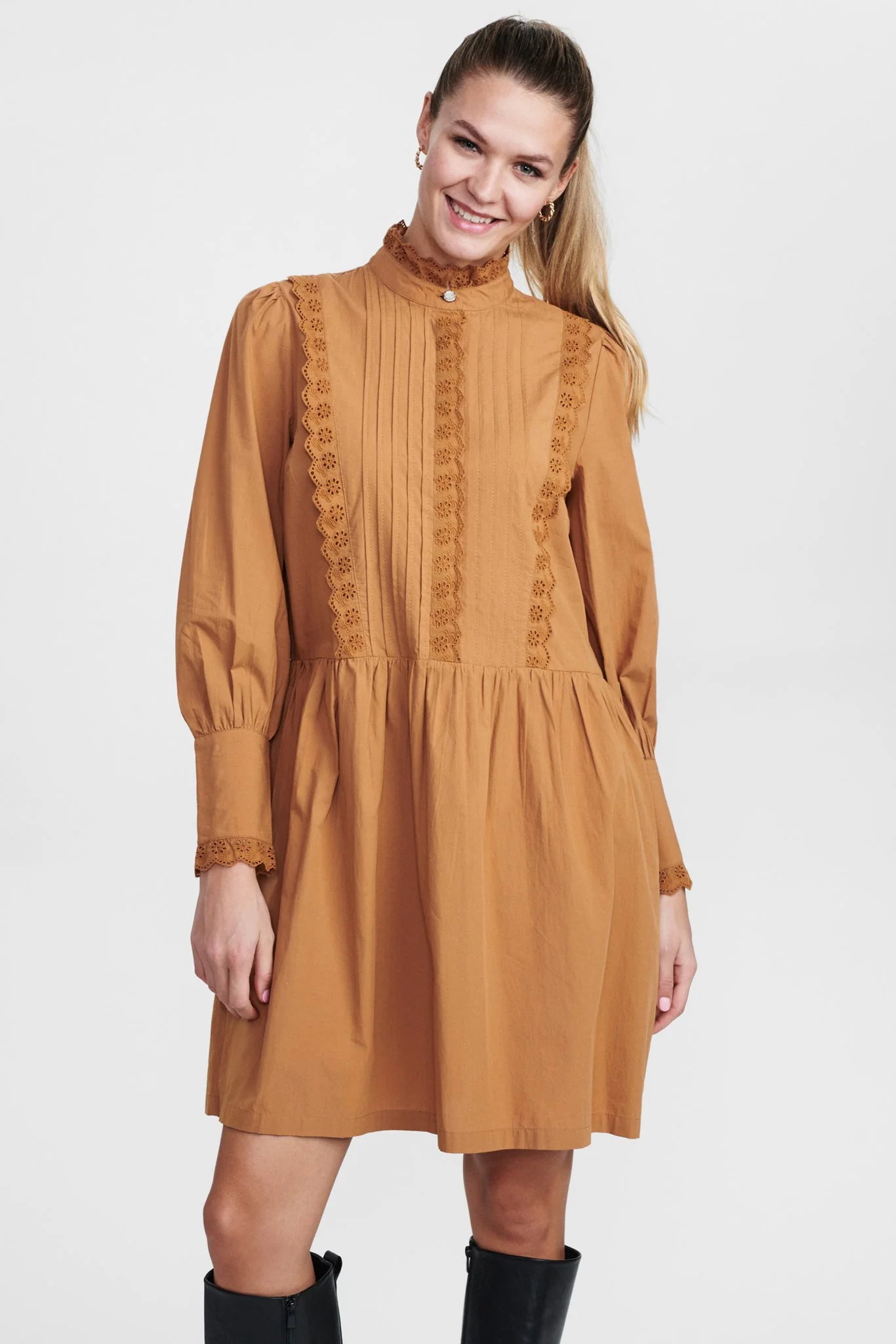 NUCARIN DRESS - Chipmunk