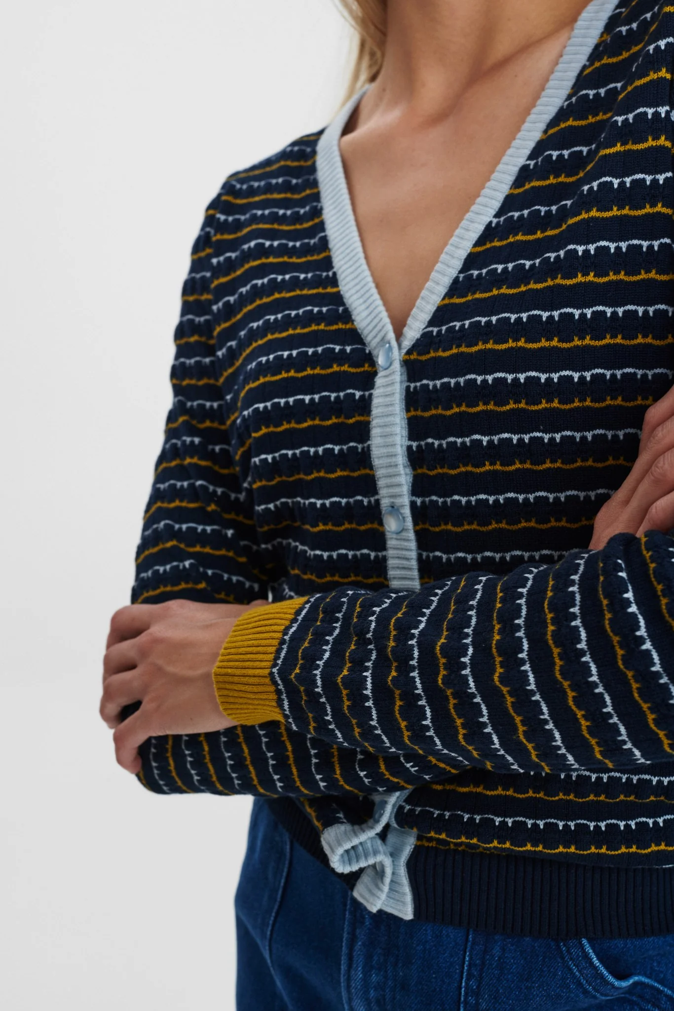 NUCARLEIGH CARDIGAN - Dark Sapphire - Image 4