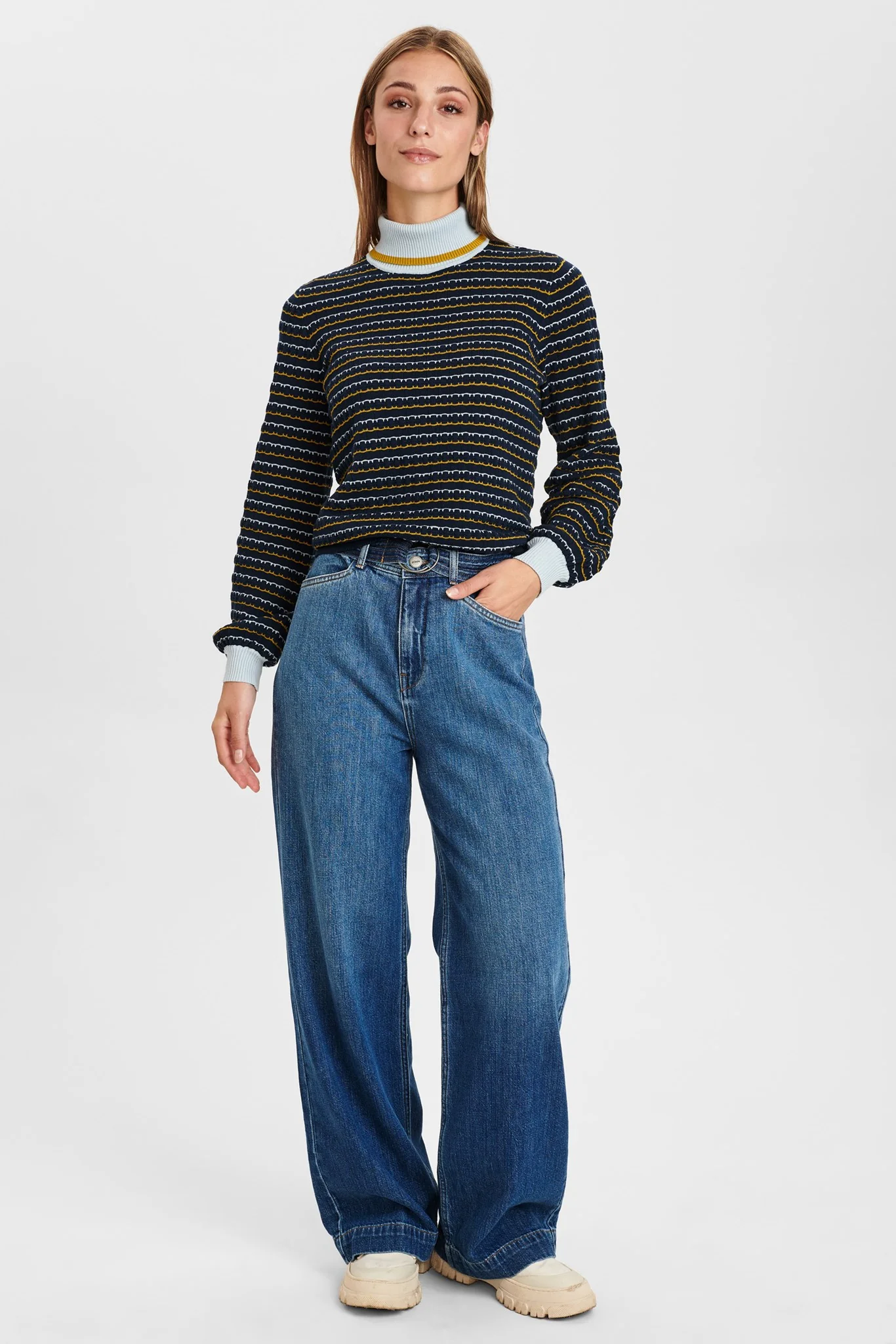NUCARLEIGH PULLOVER LS - Dark Sapphire - Image 3