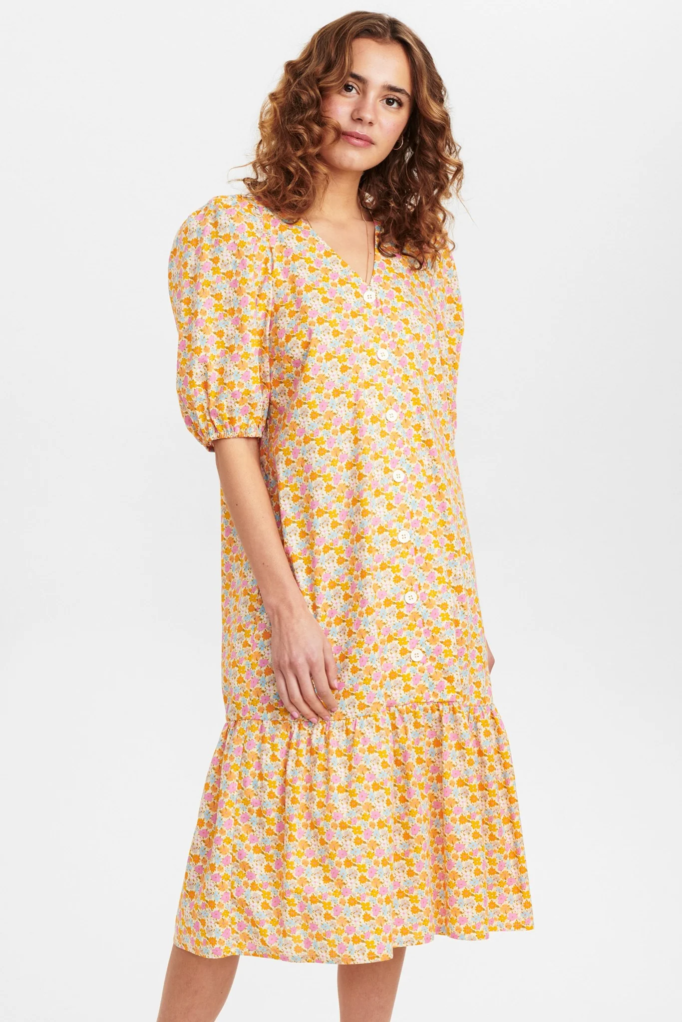 NUCARLYLE DRESS - Popcorn