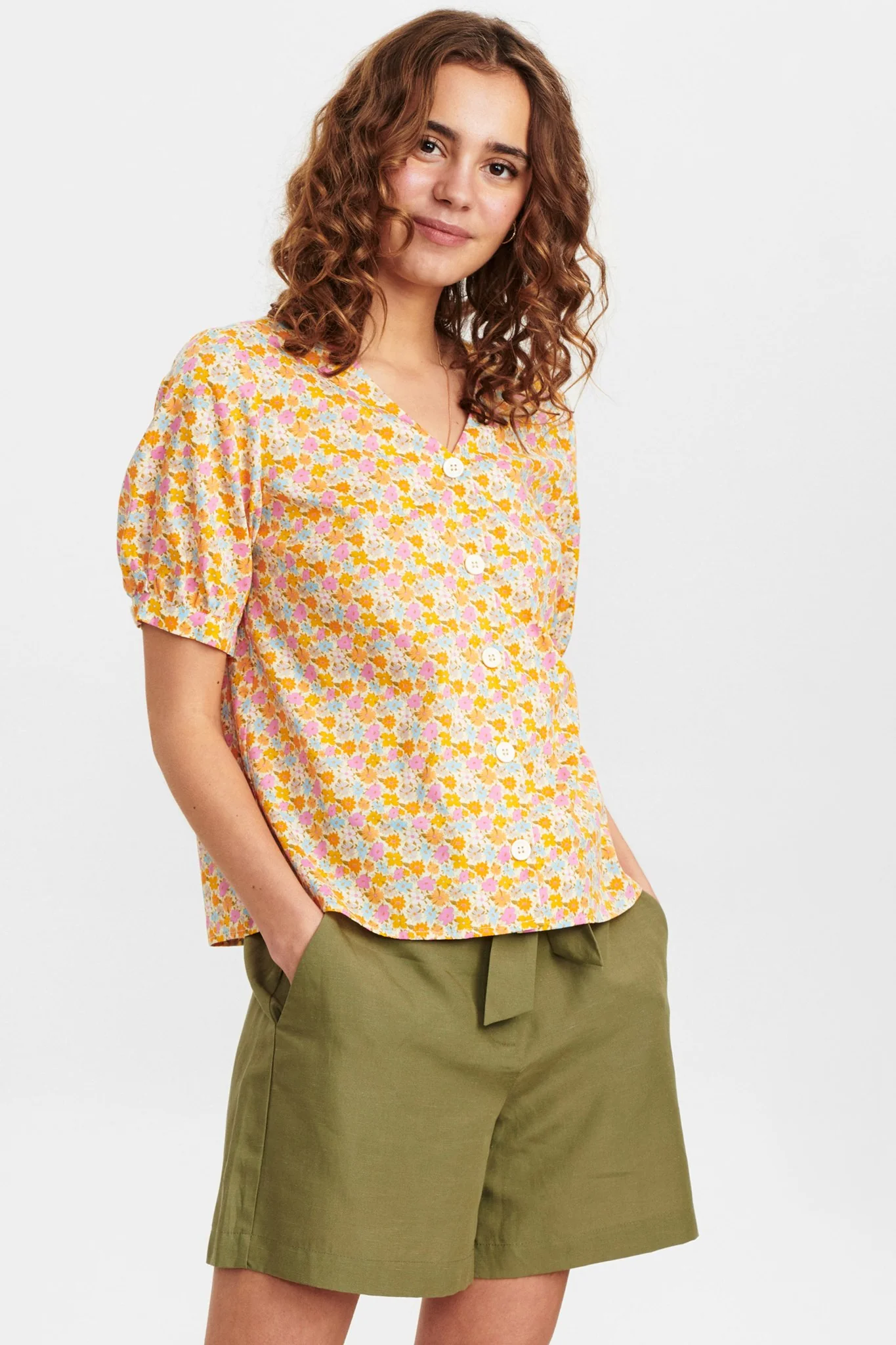 NUCARLYLE SHIRT - Popcorn
