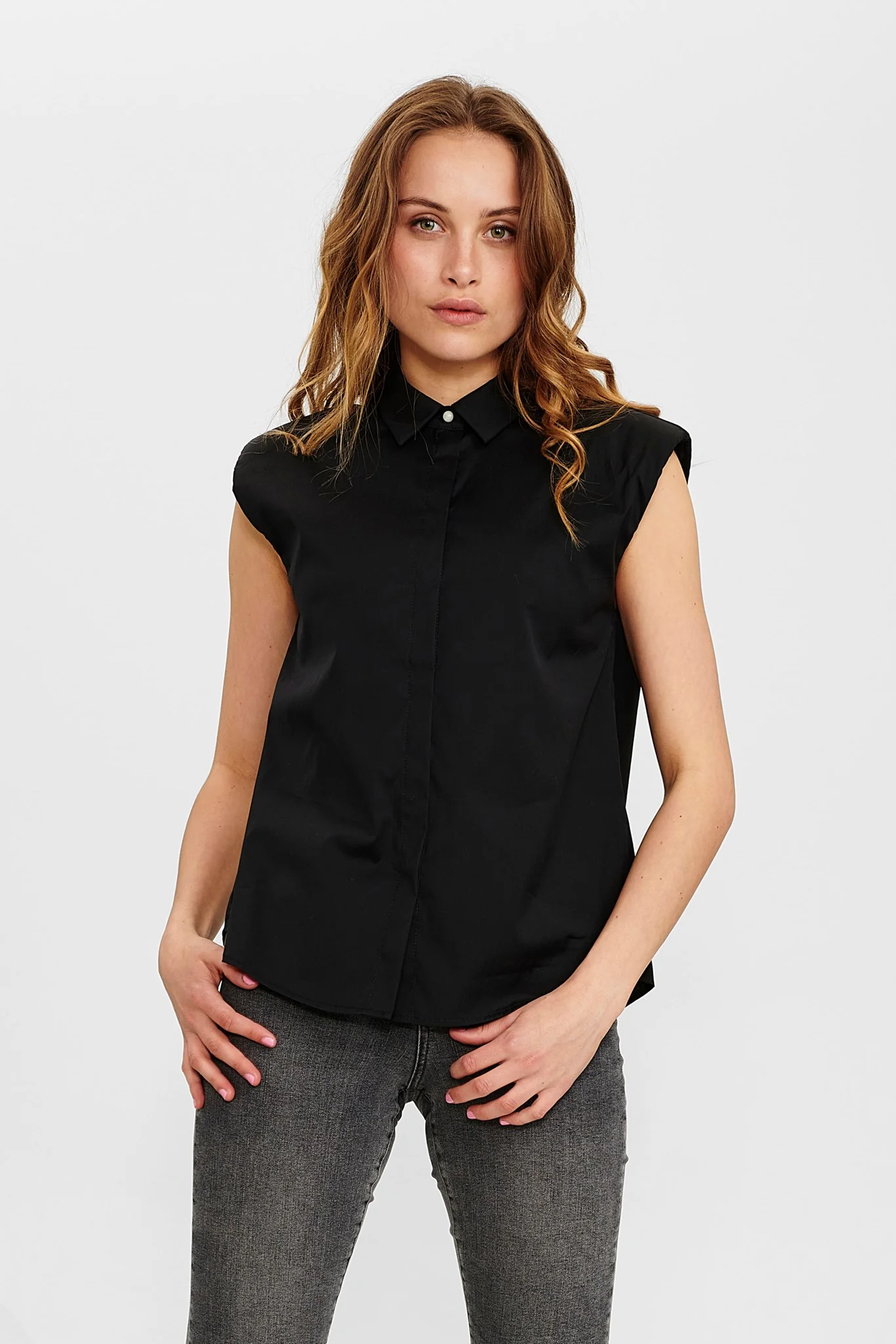 NUCAROLYN SHIRT - Caviar