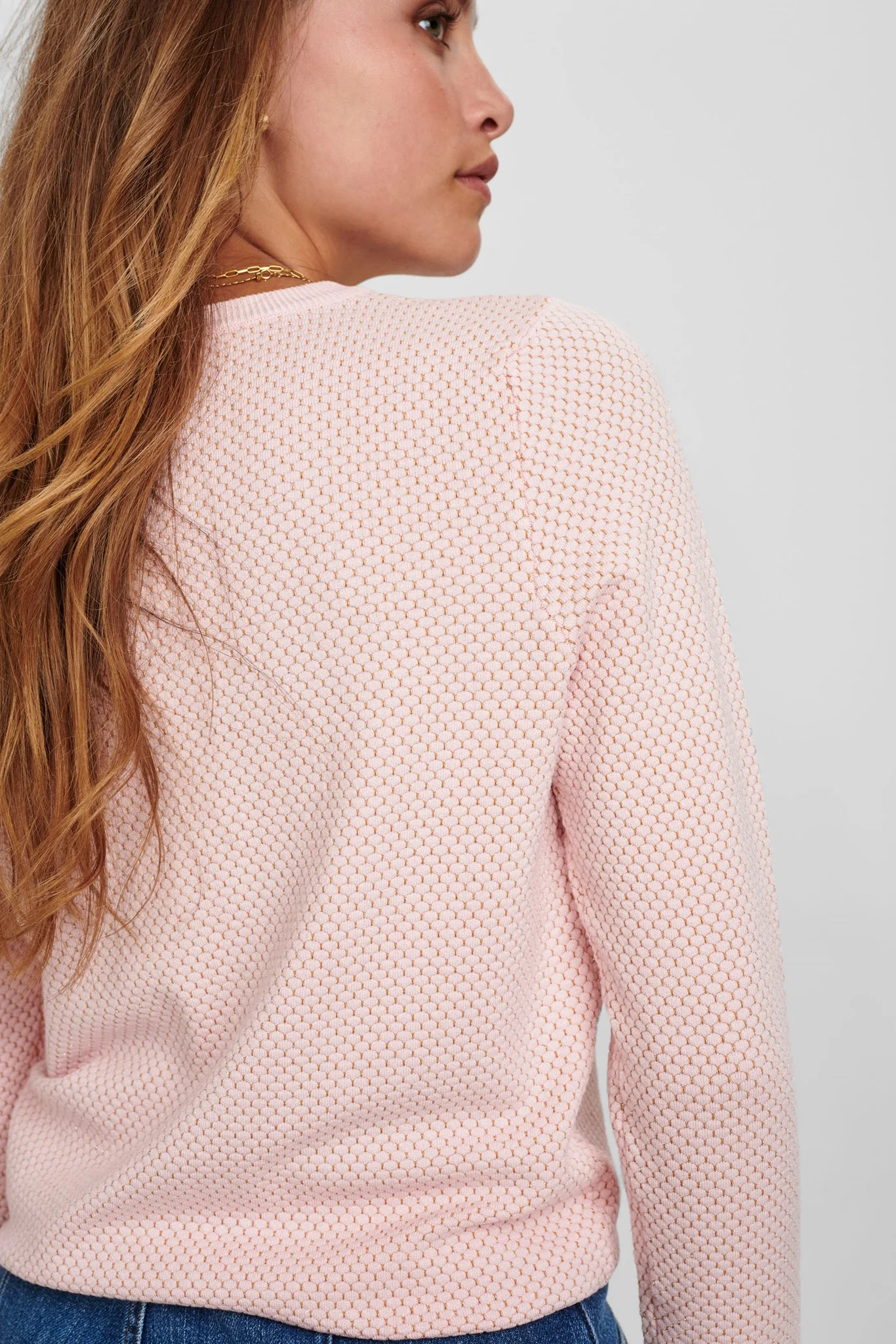 NUCARSON CARDIGAN - Chalk Pink - Image 5