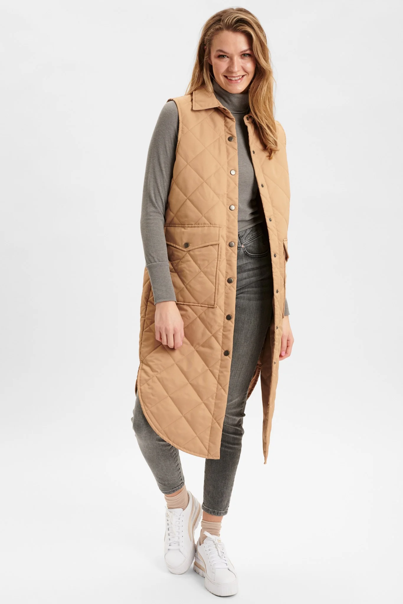 NUCARTER WAISTCOAT - Tannin - Image 3