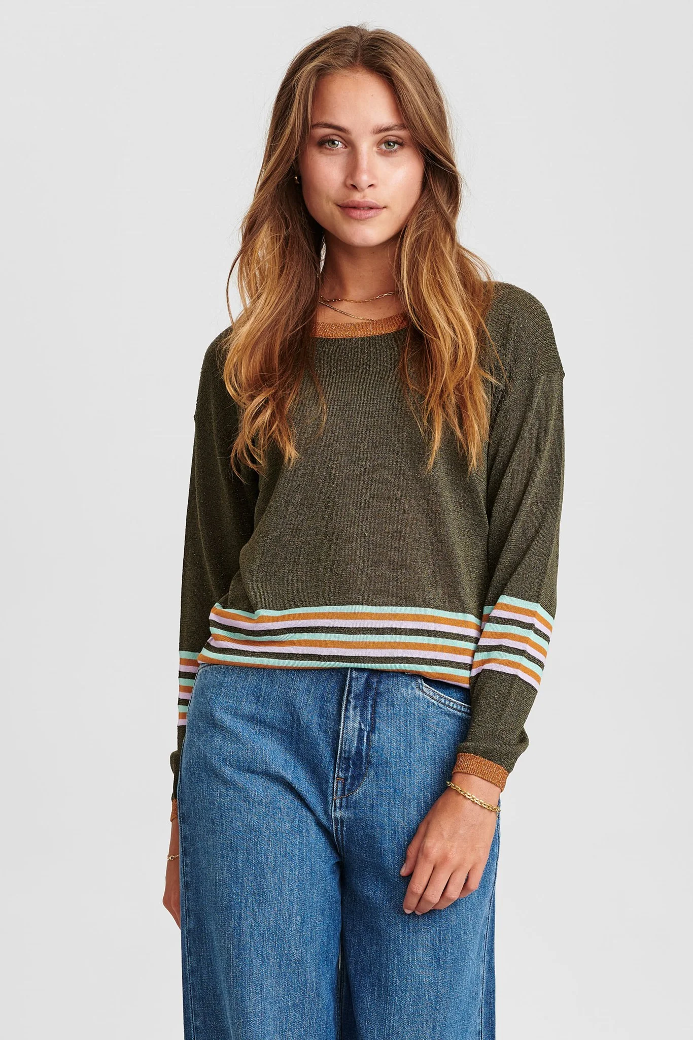 NUCARWEN PULLOVER LS - Grape leaf