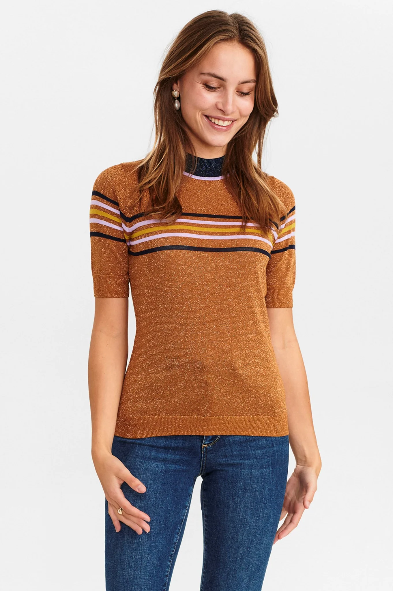 NUCARWEN PULLOVER SS - Cathay Spice