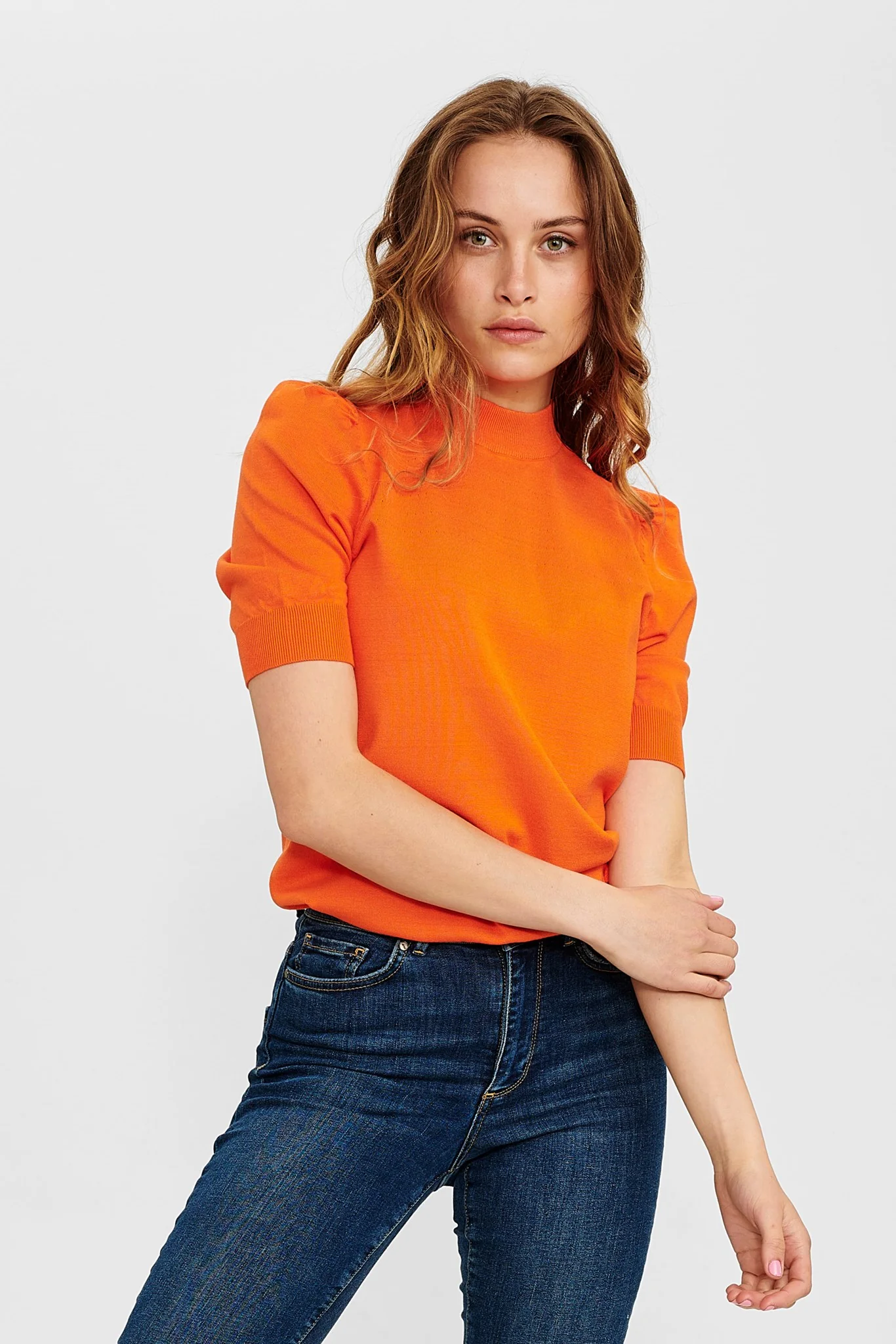 NUCARYN SS PULLOVER - Flame