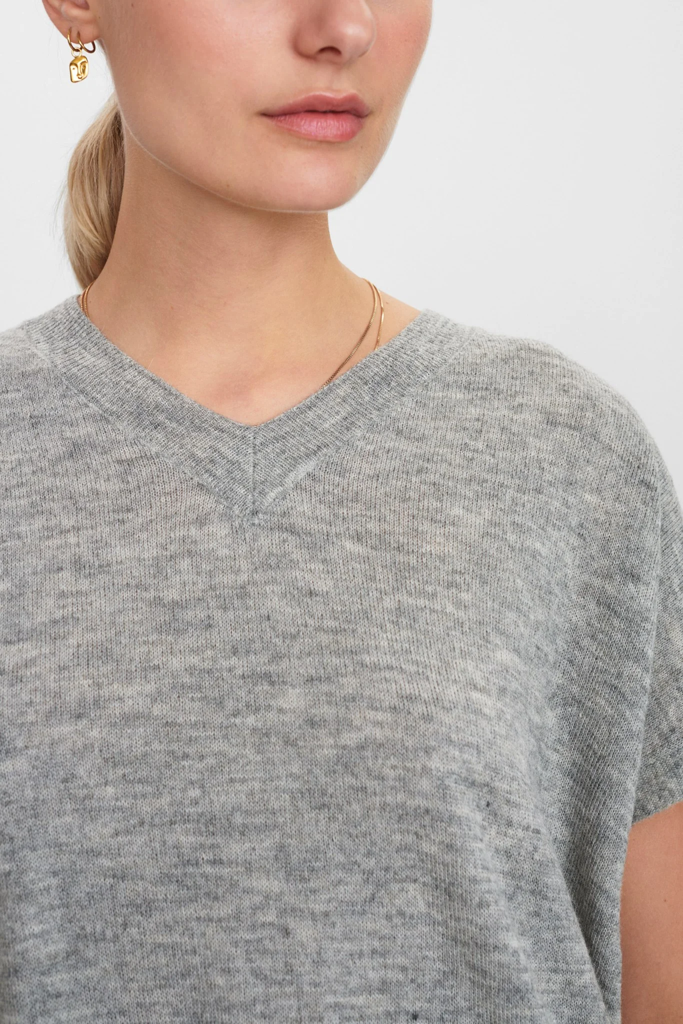 NUCARYS PULLOVER - NOOS - Light grey mel - Image 4