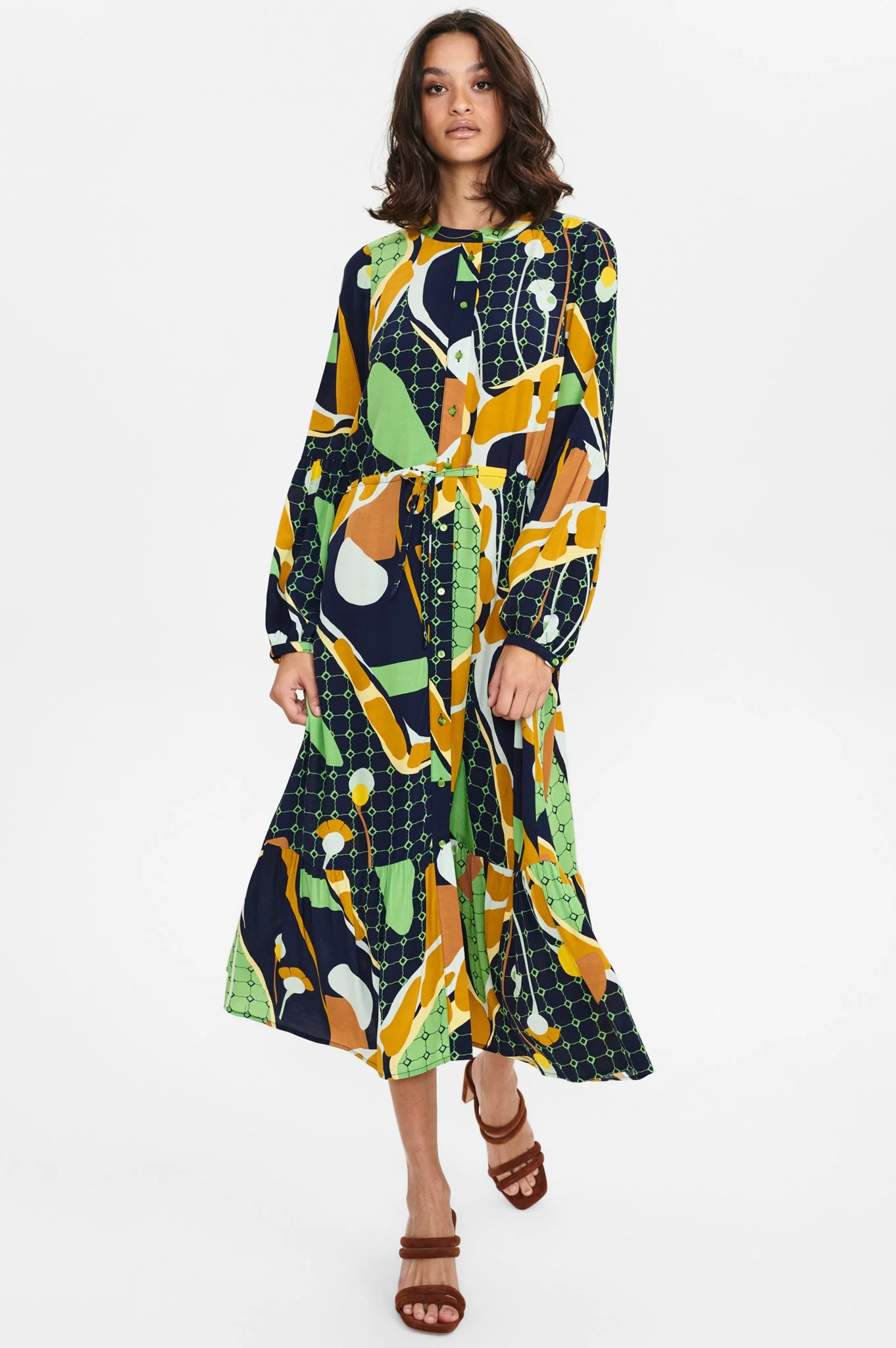 NUCASEY DRESS - Foliage