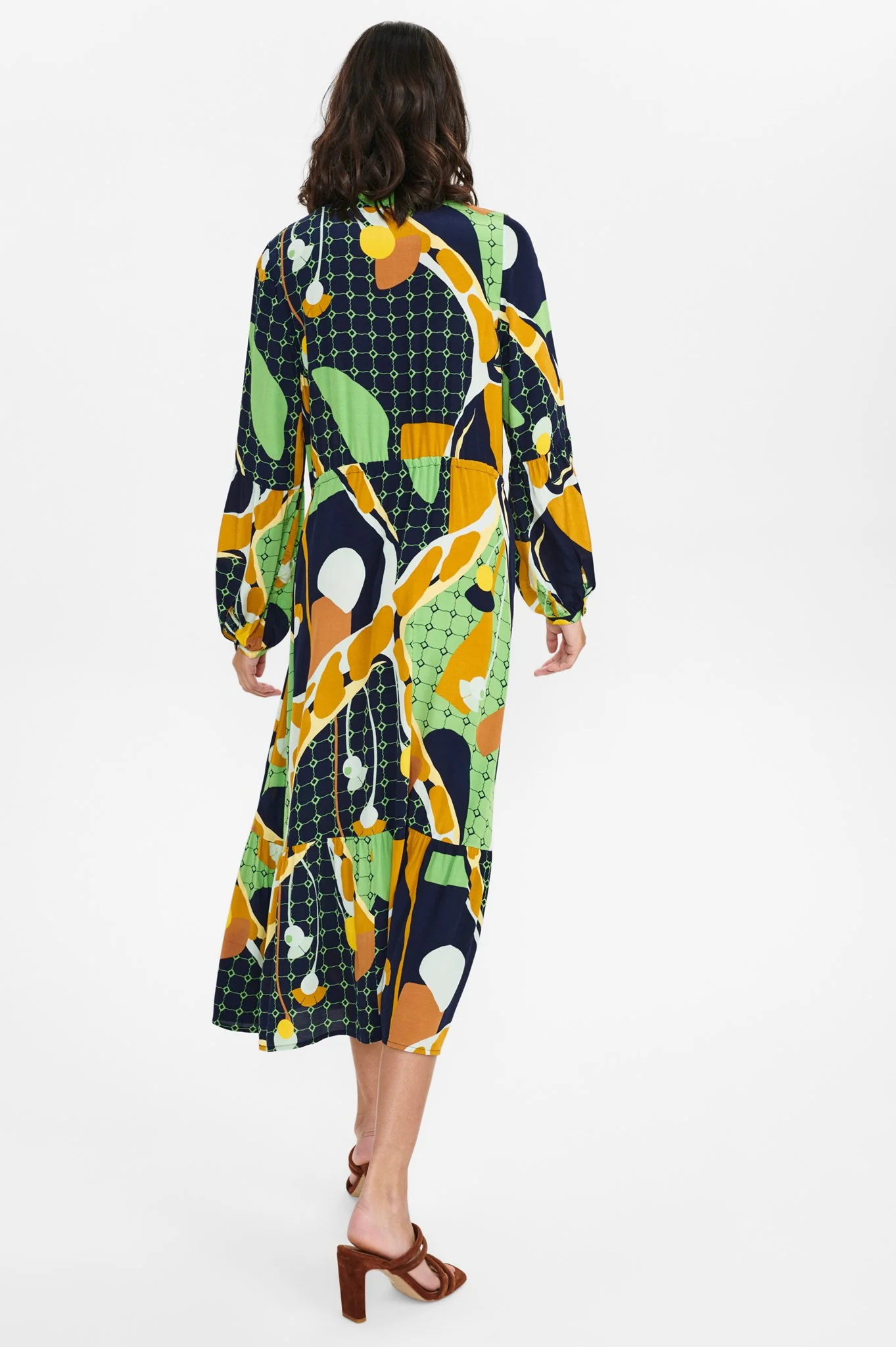 NUCASEY DRESS - Foliage - Image 2