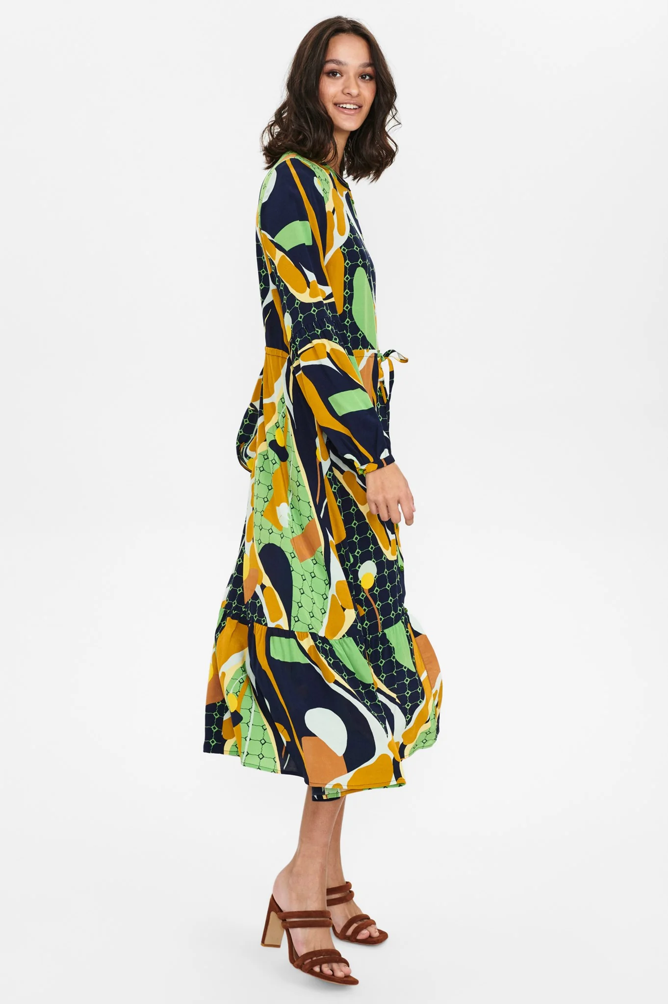 NUCASEY DRESS - Foliage - Image 3