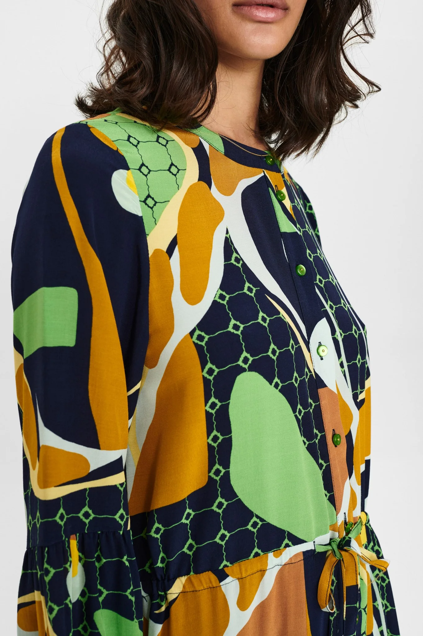 NUCASEY DRESS - Foliage - Image 4