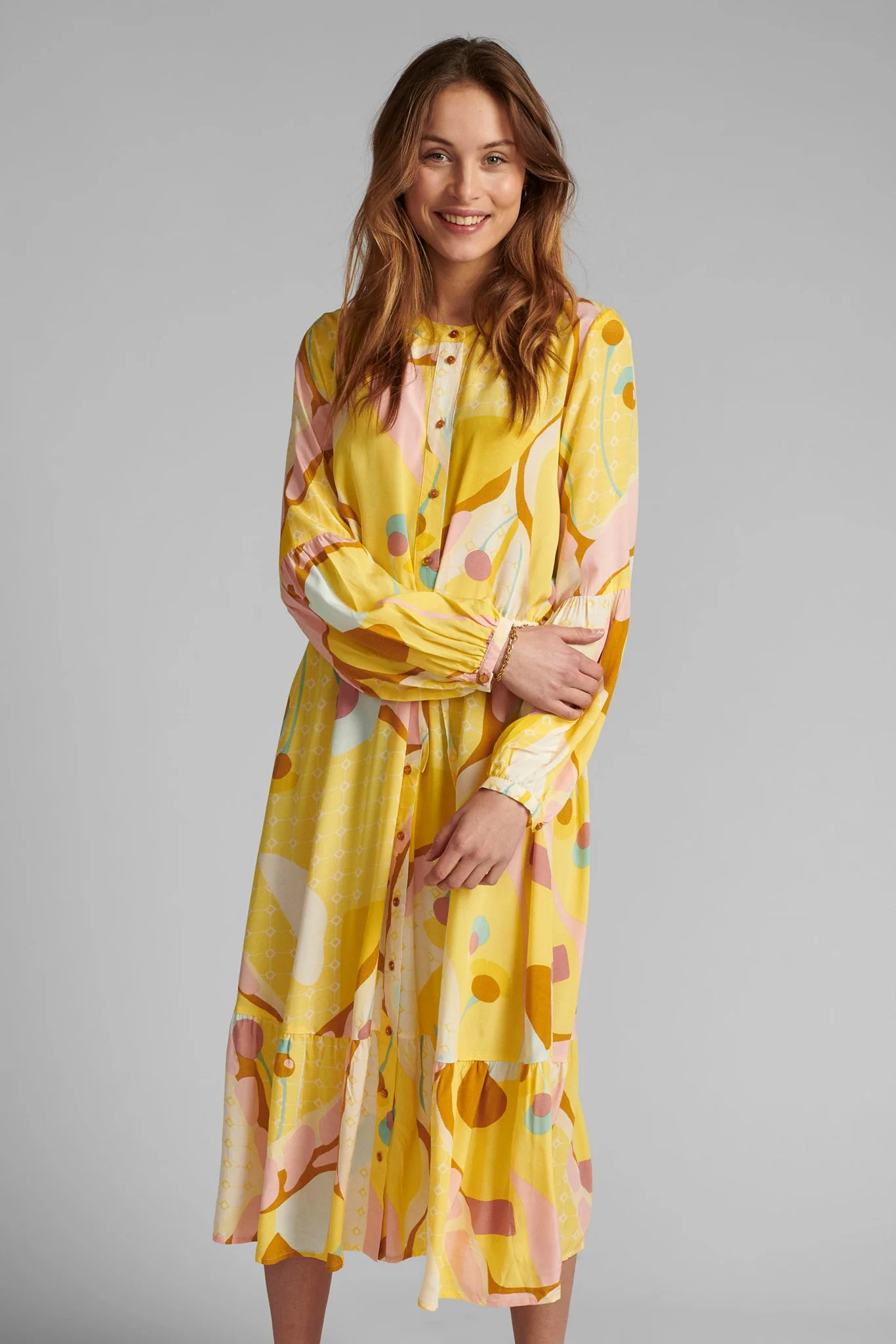 NUCASEY DRESS - Snapdragon