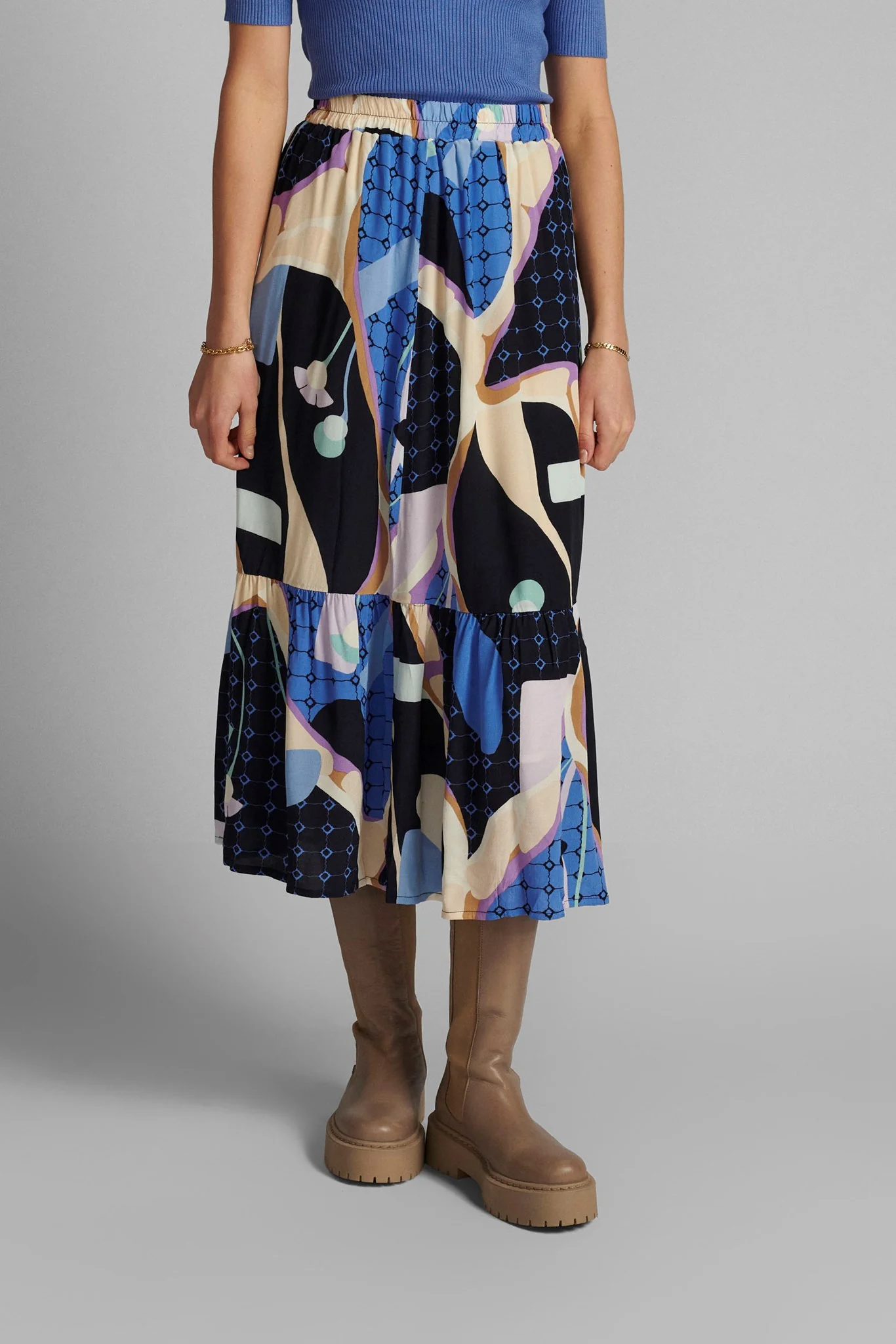 NUCASEY SKIRT - Dark Sapphire