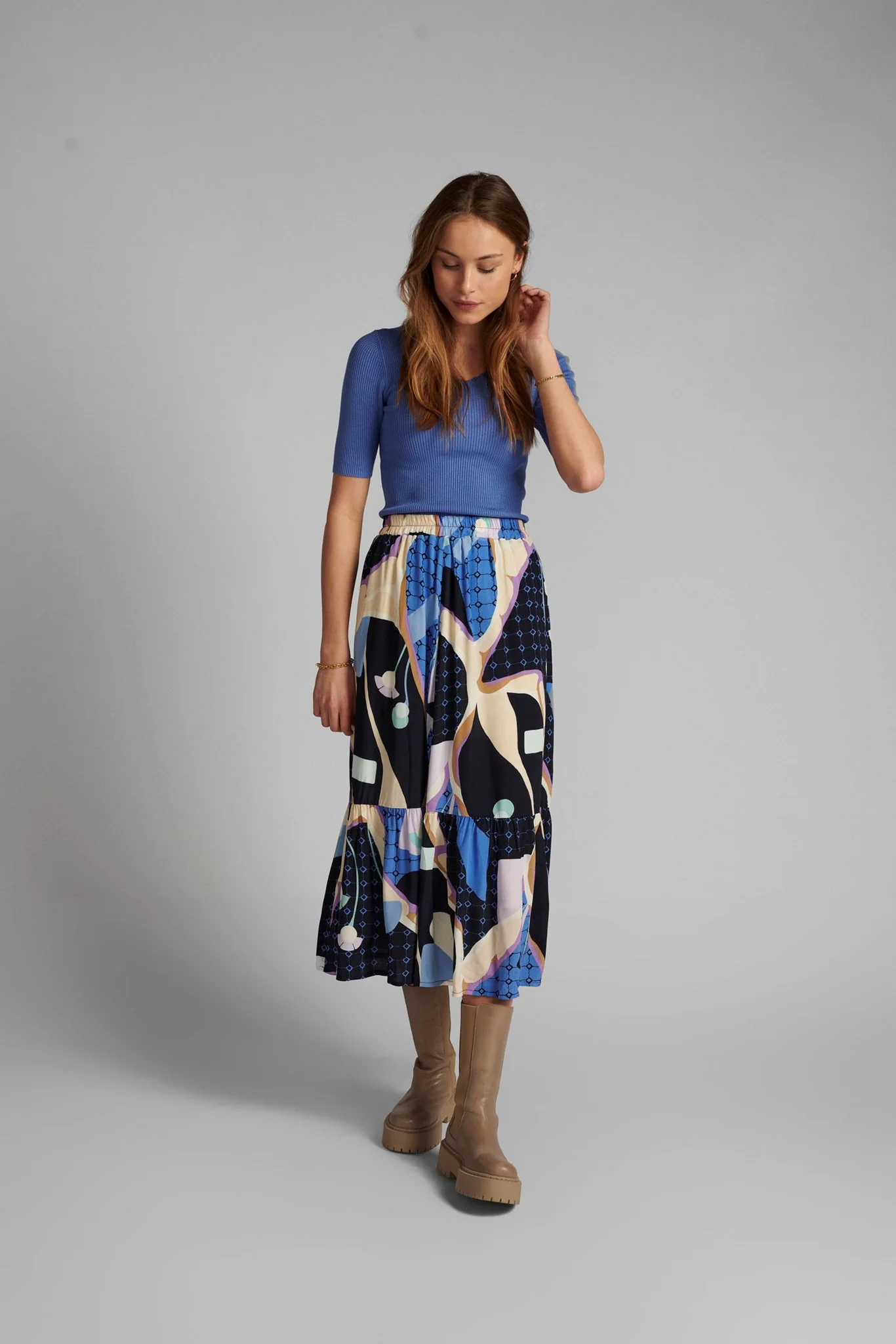 NUCASEY SKIRT - Dark Sapphire - Image 3