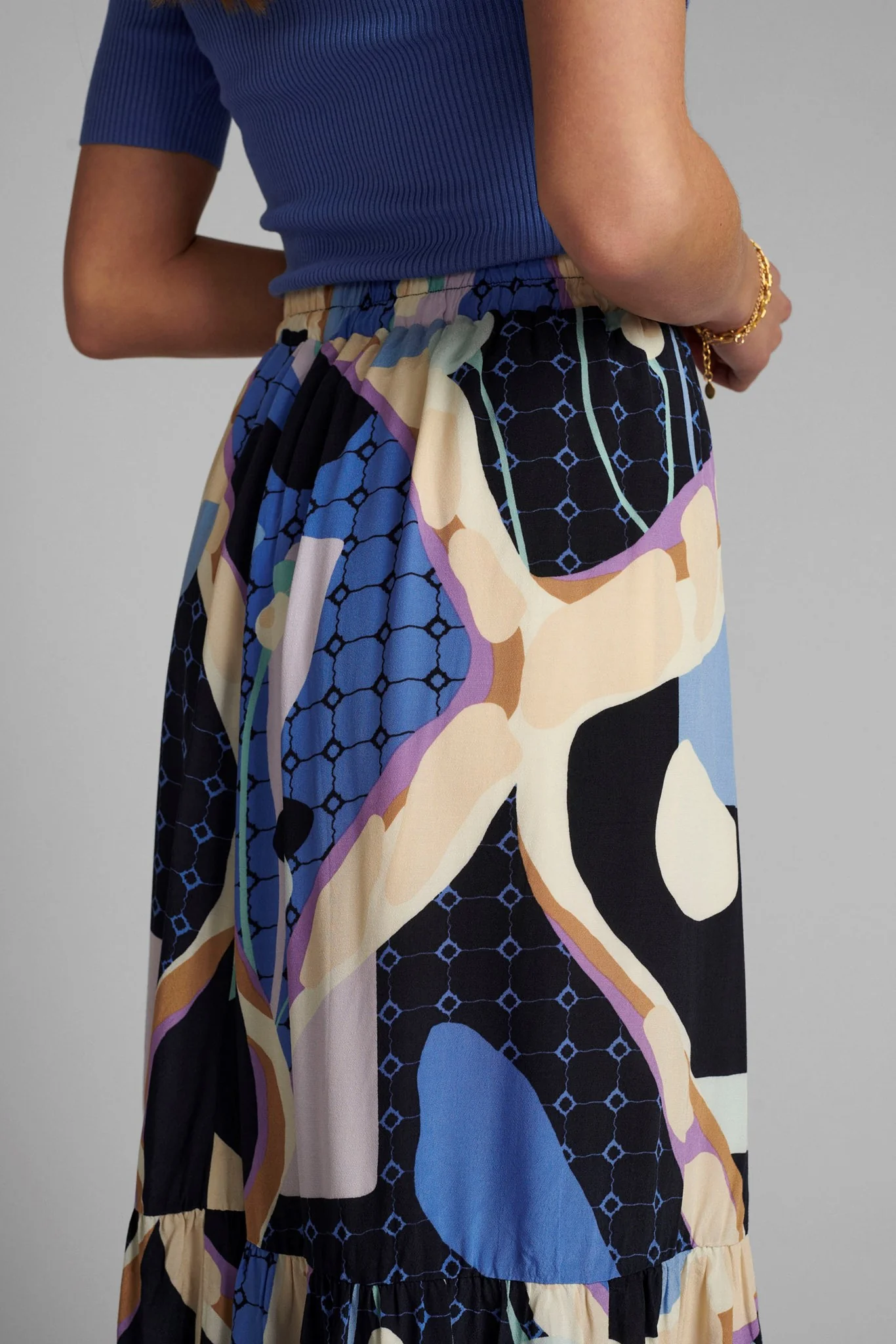 NUCASEY SKIRT - Dark Sapphire - Image 5