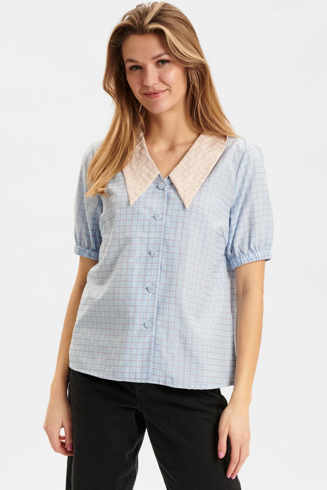 NUCASSIANE SHIRT - Purple Heather