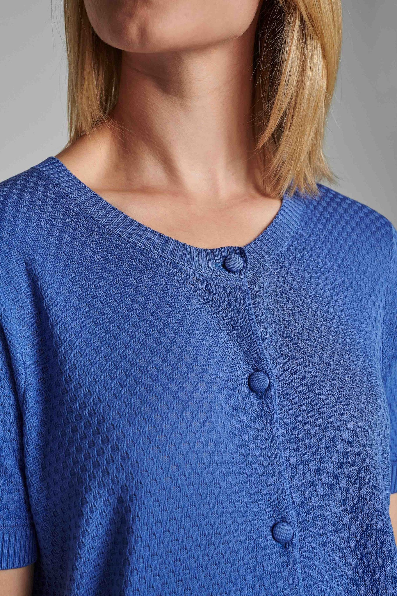 NUCASSIE CARDIGAN - NOOS - Wedgewood - Image 4