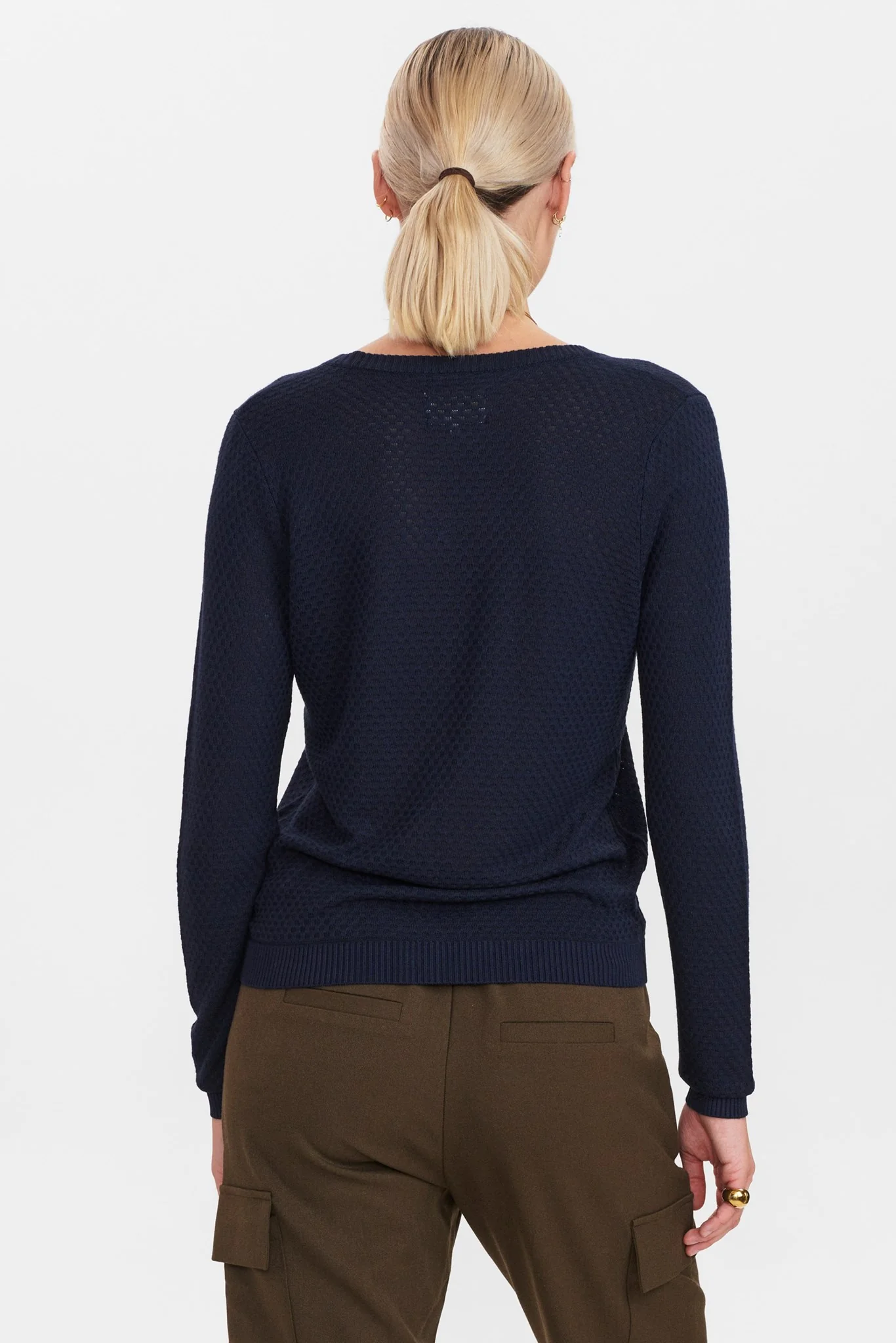 NUCASSIE-LS CARDIGAN - NOOS - Dark Sapphire - Image 2