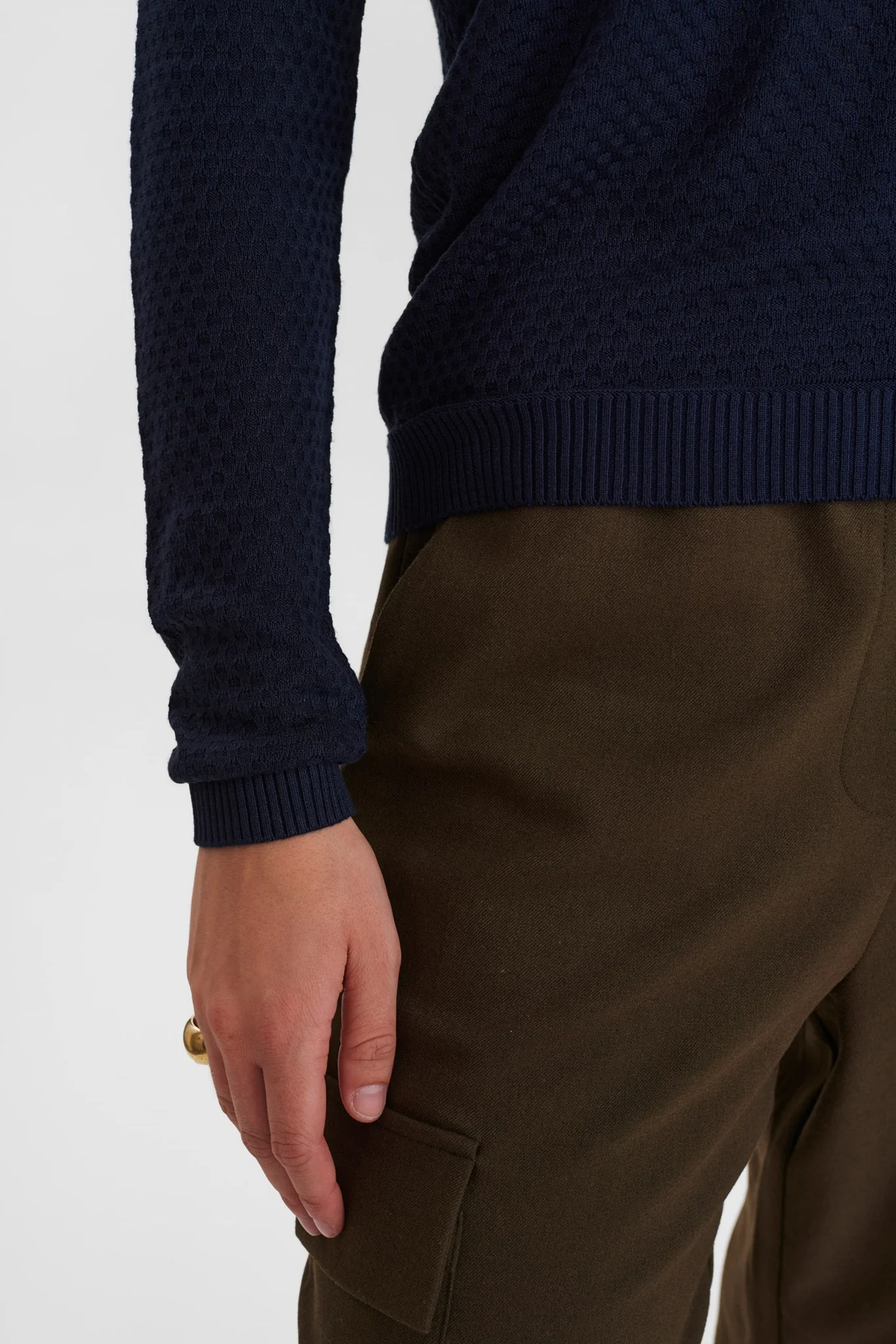 NUCASSIE-LS CARDIGAN - NOOS - Dark Sapphire - Image 5