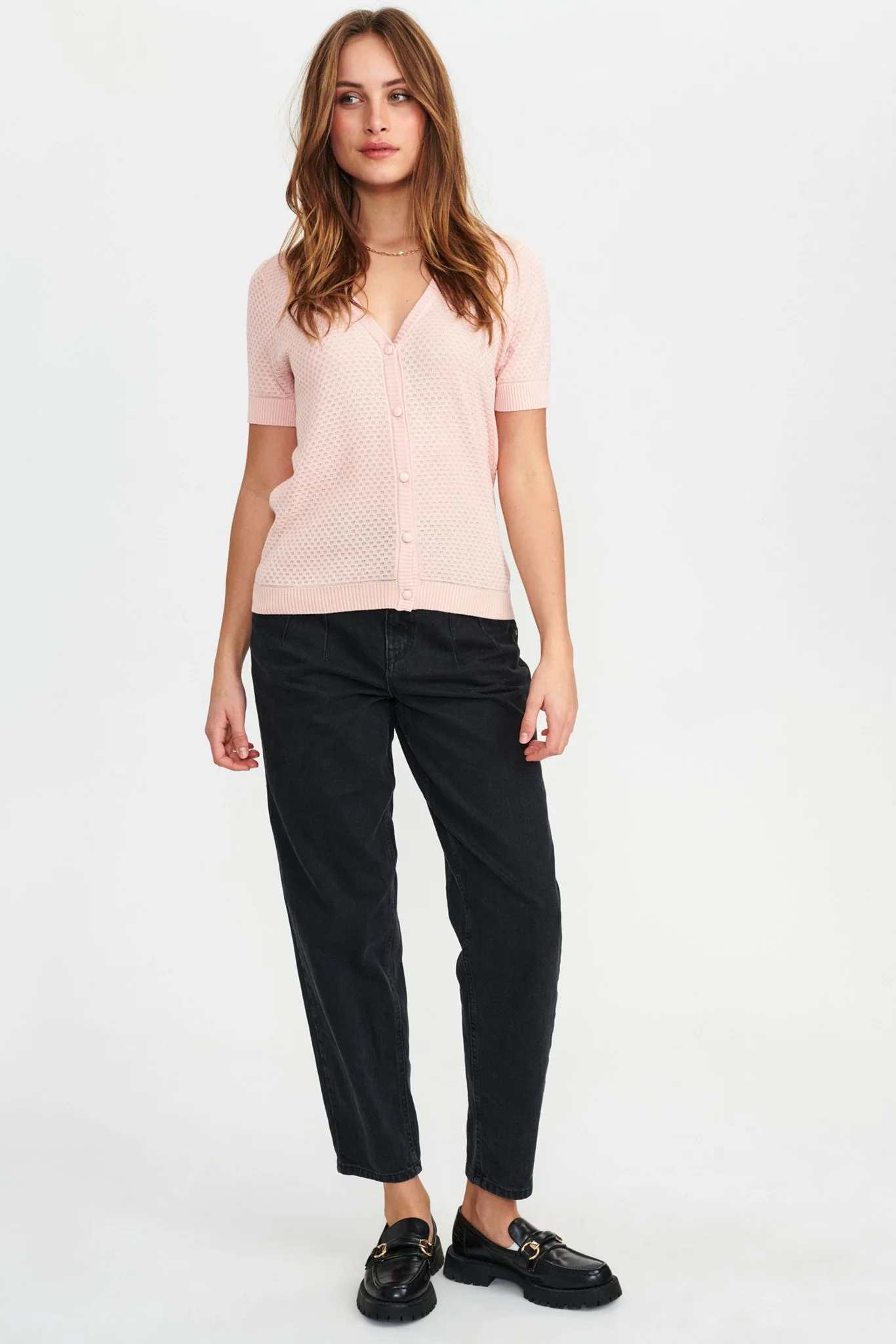 NUCASSIE V-NECK - NOOS - Evening Sand - Image 3