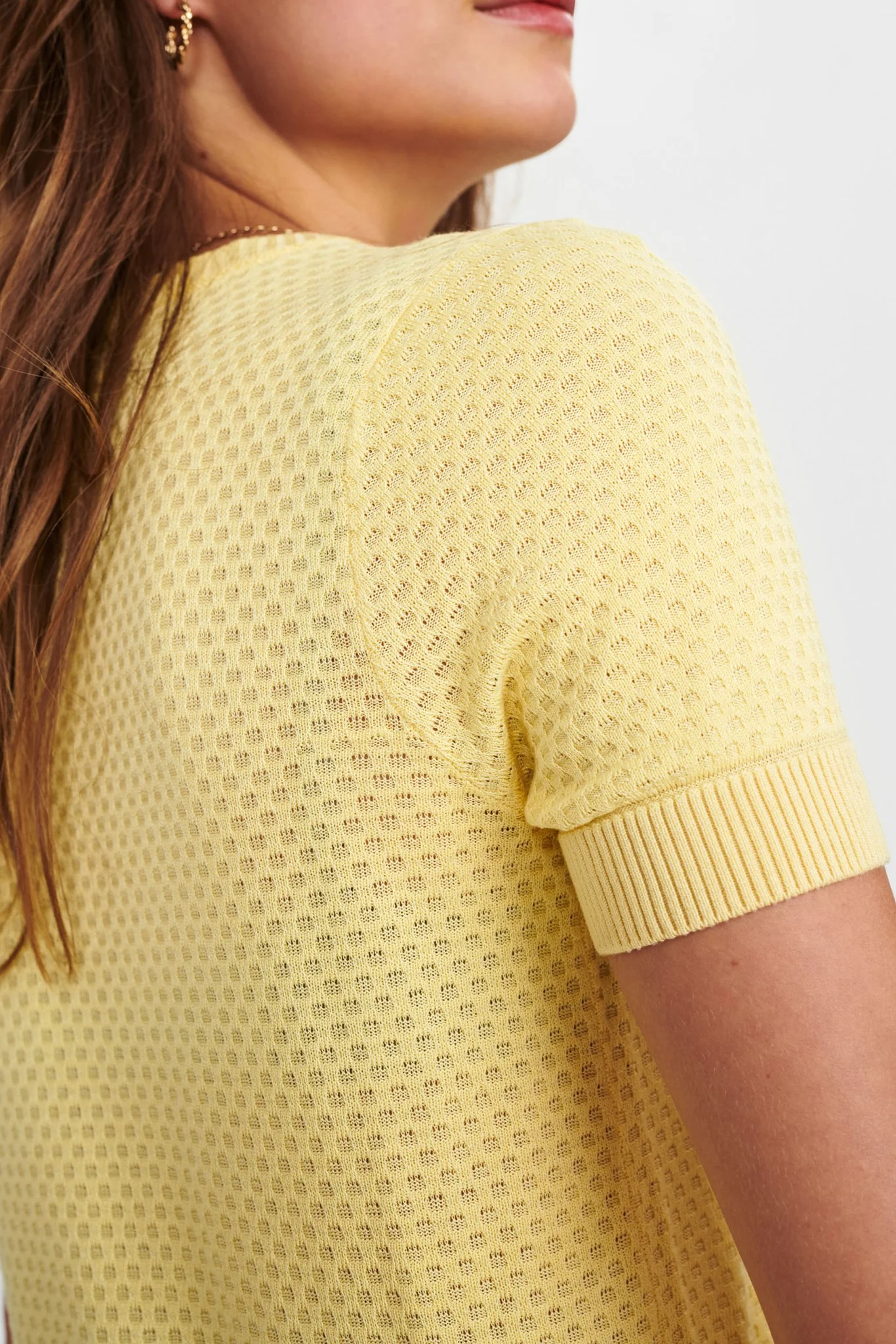 NUCASSIE V-NECK - NOOS - Popcorn - Image 4