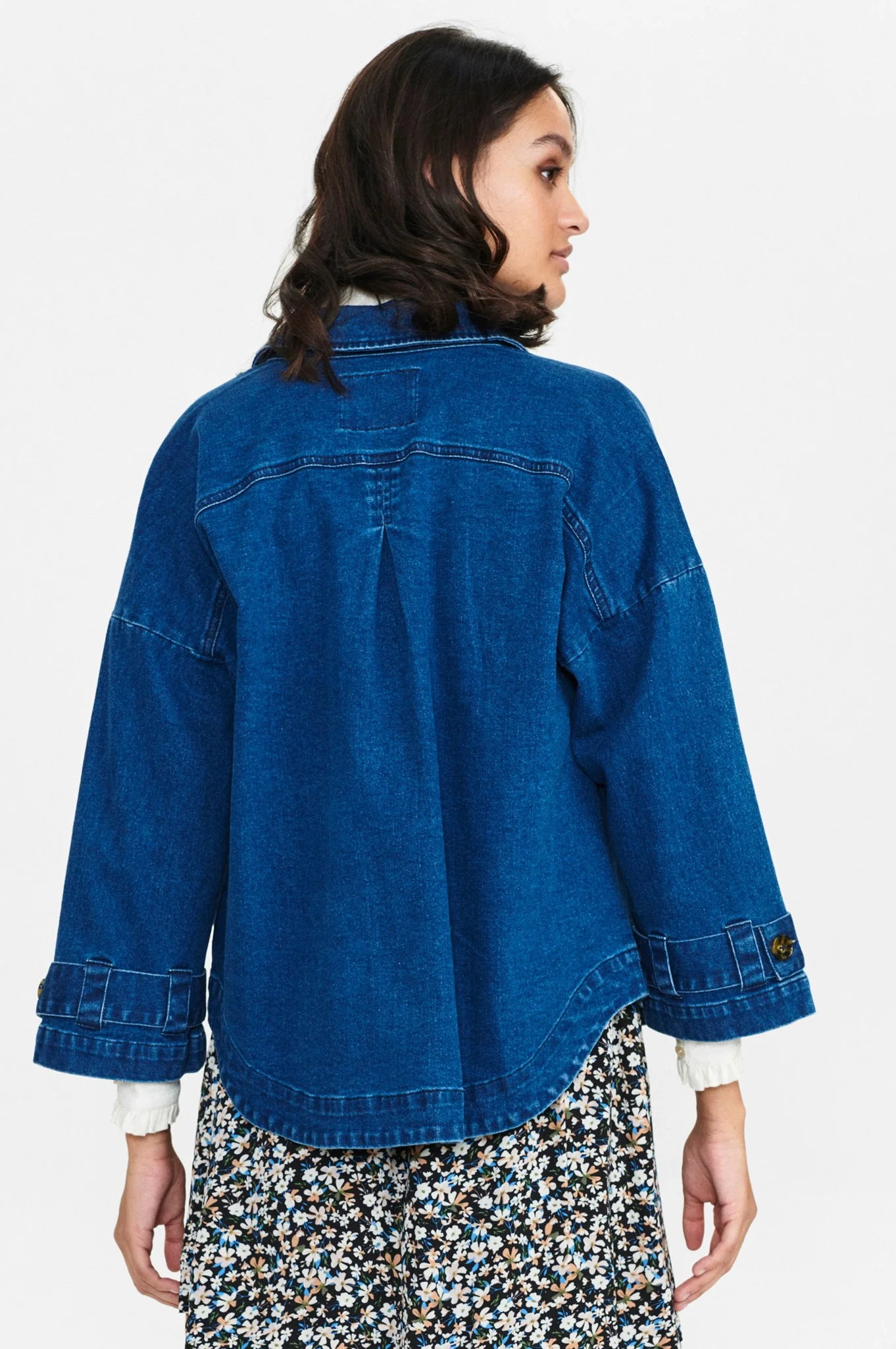NUCATALEYA JACKET  - Medium Blue Denim - Image 2