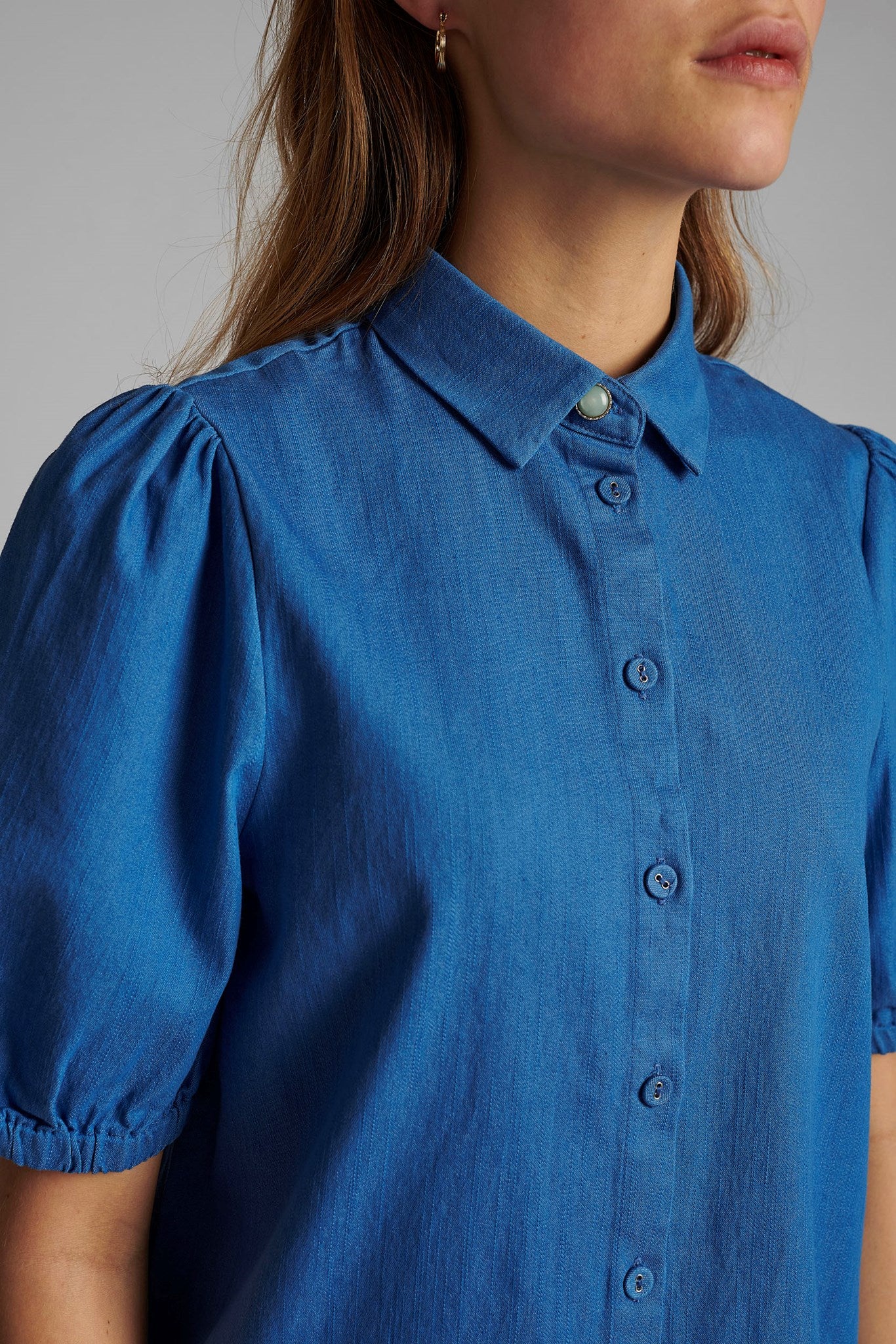 NUCATHLEEN SHIRT - Medium Blue Denim - Image 4