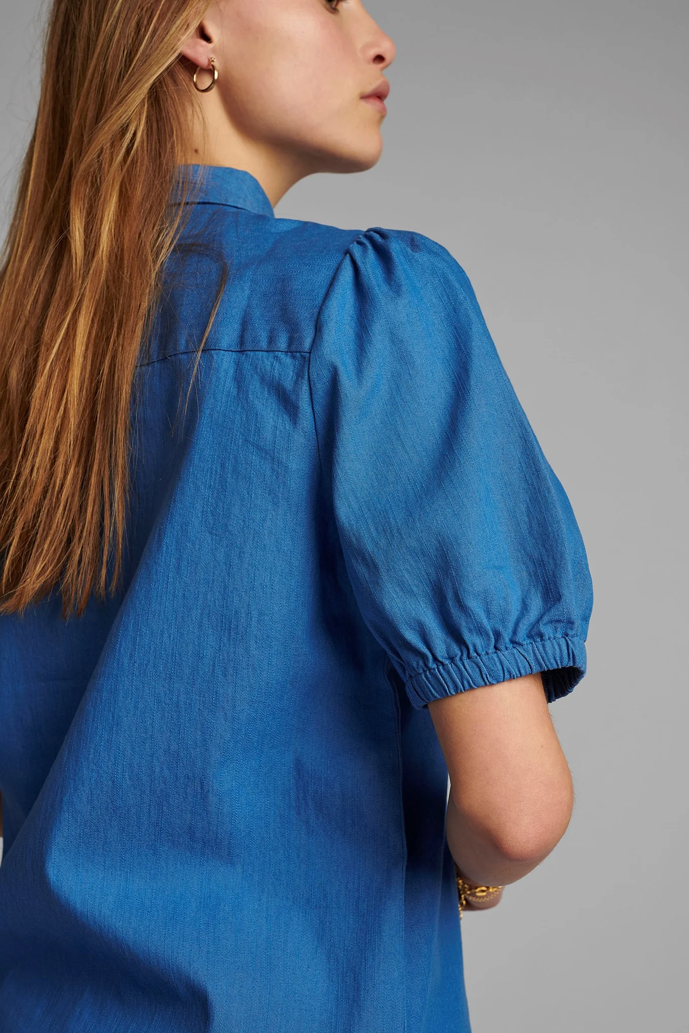 NUCATHLEEN SHIRT - Medium Blue Denim - Image 5