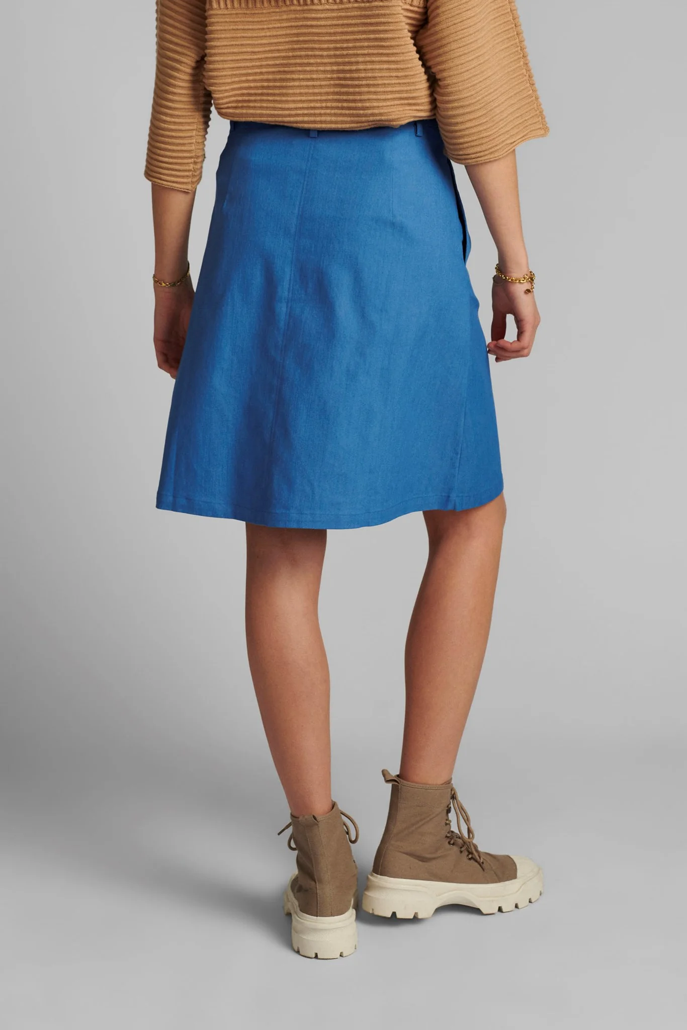 NUCATHLEEN SKIRT - Medium Blue Denim - Image 2