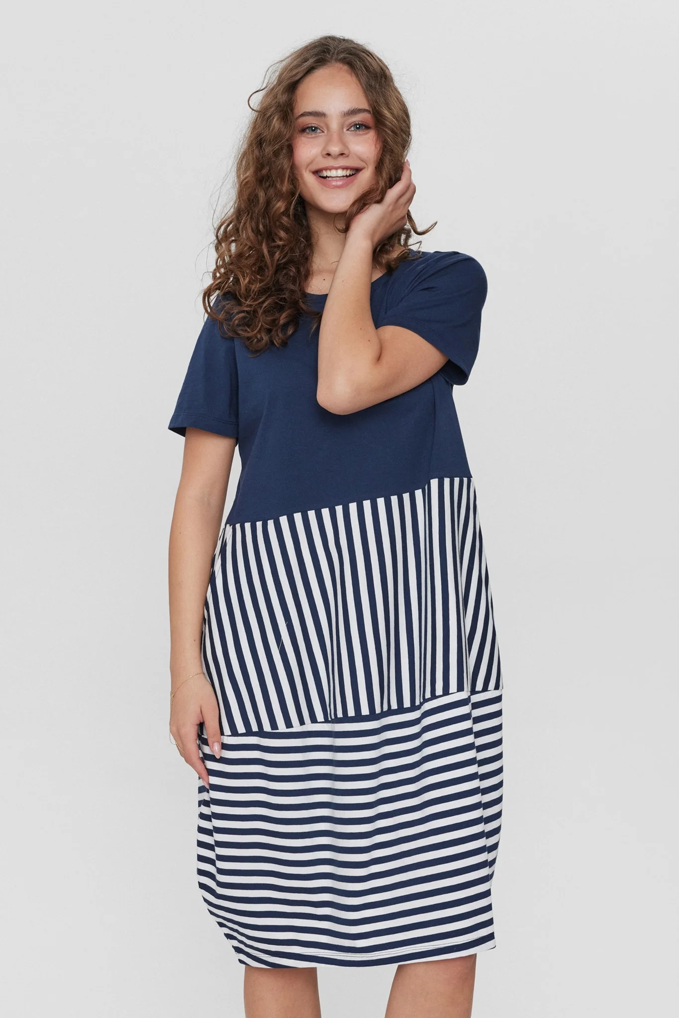 NUCAWI DRESS - Dark Sapphire