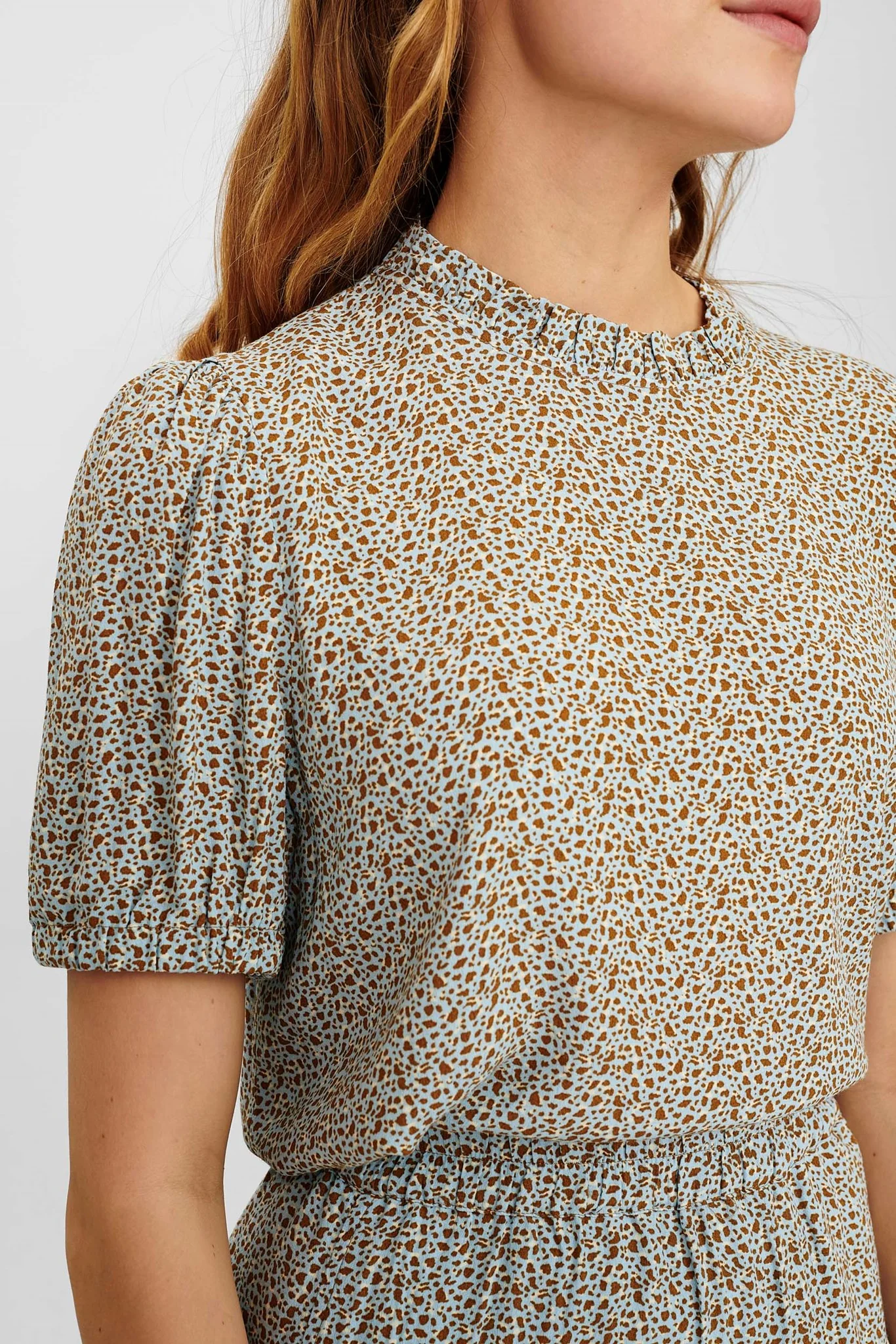 NUCECELIA BLOUSE - Cashmere Blue - Image 4