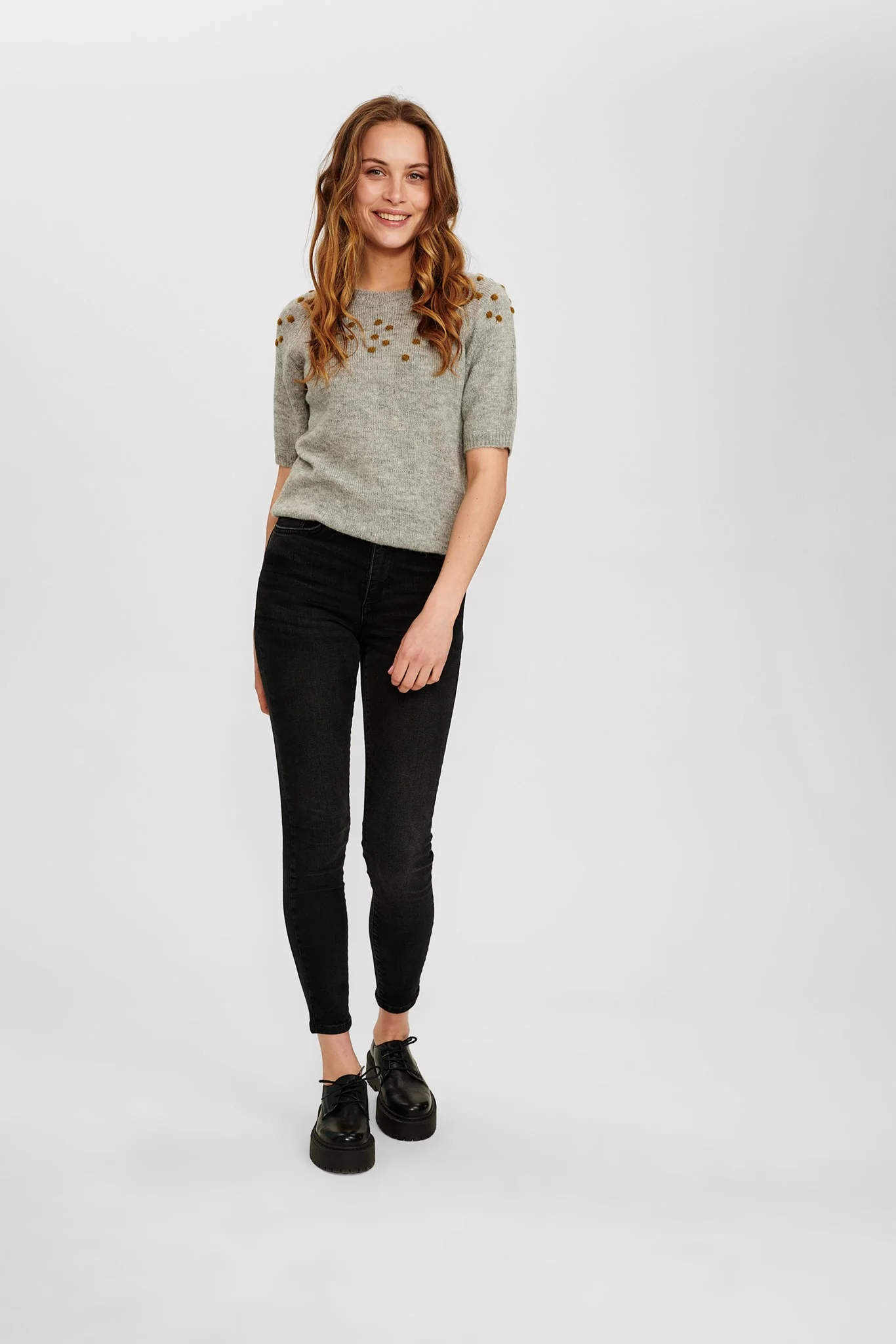 NUCEDAR PULLOVER - Light grey mel - Image 3