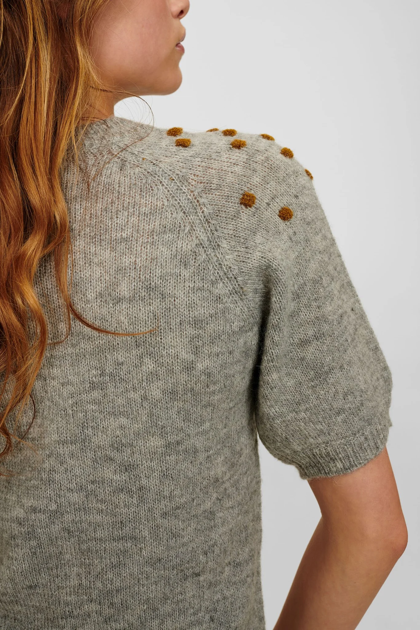 NUCEDAR PULLOVER - Light grey mel - Image 5