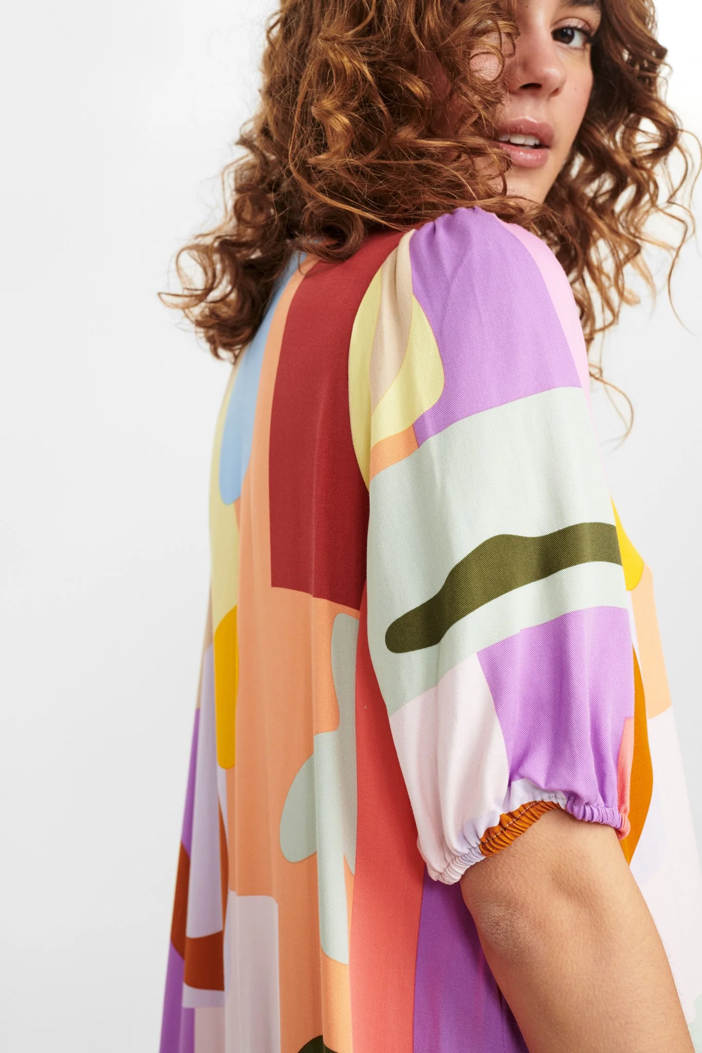 NUCELANDINE DRESS - Peach Cobbler - Image 5
