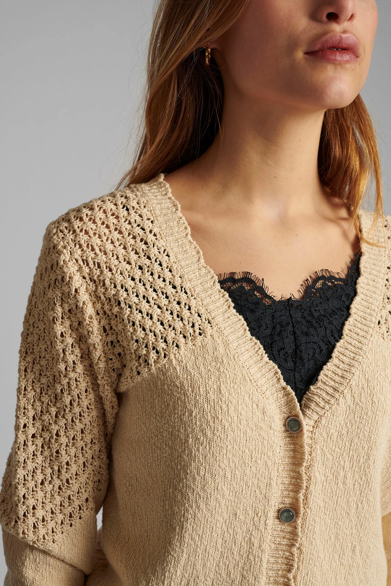 NUCELIA CARDIGAN - Brazillian Sand - Image 4