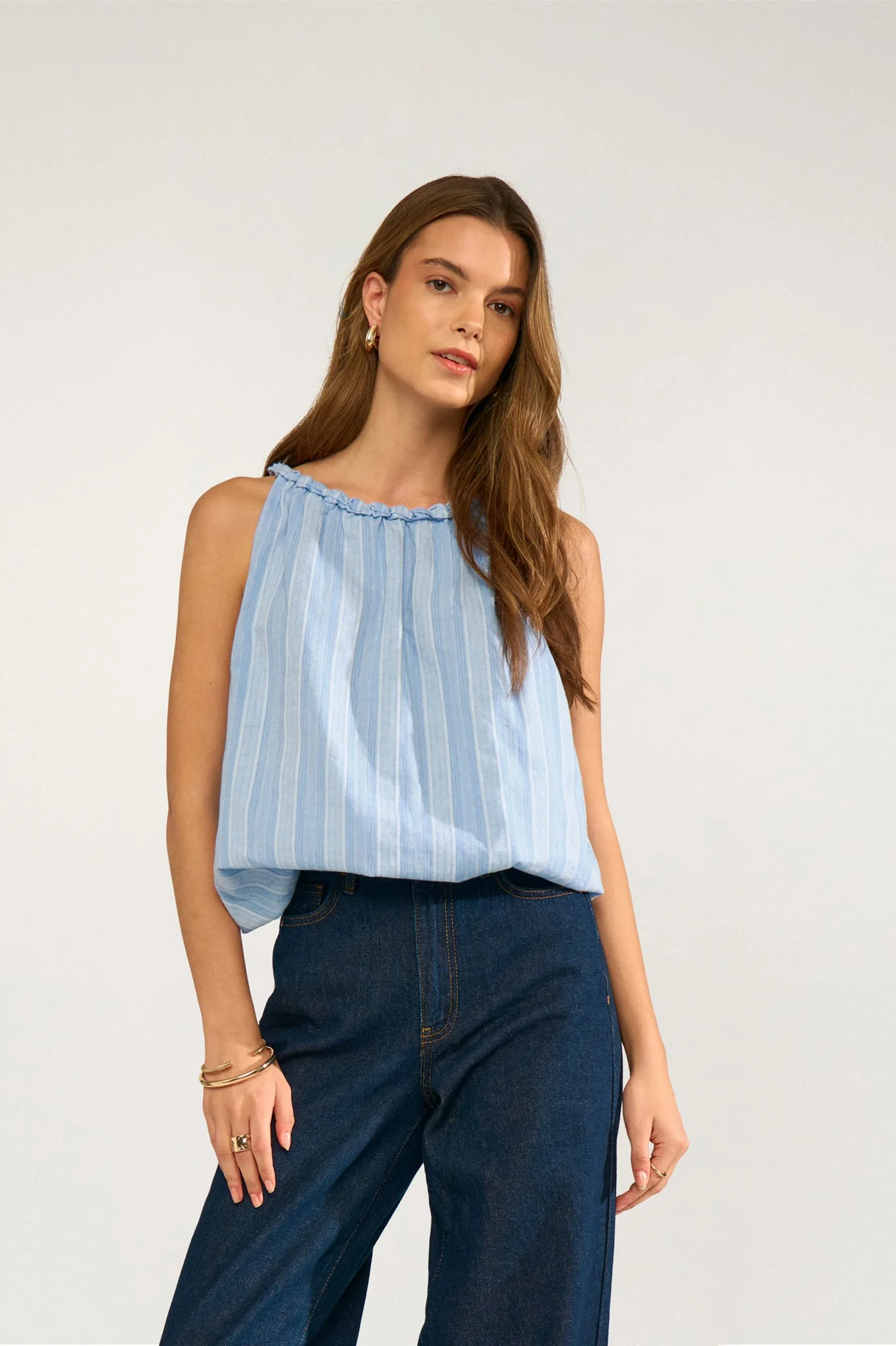 NUCERENA TOP - Placid Blue
