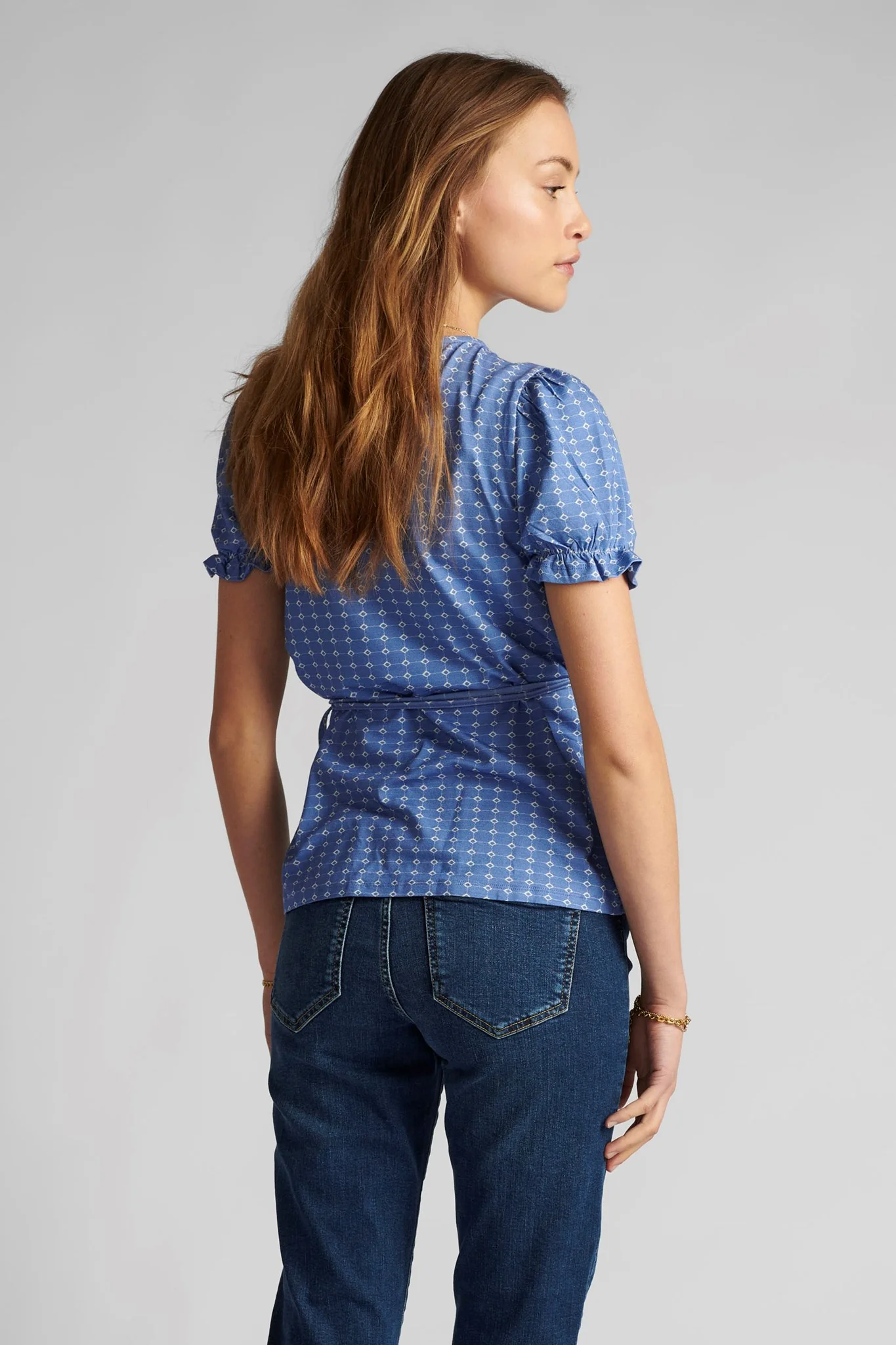 NUCERISE BLOUSE - Wedgewood - Image 2