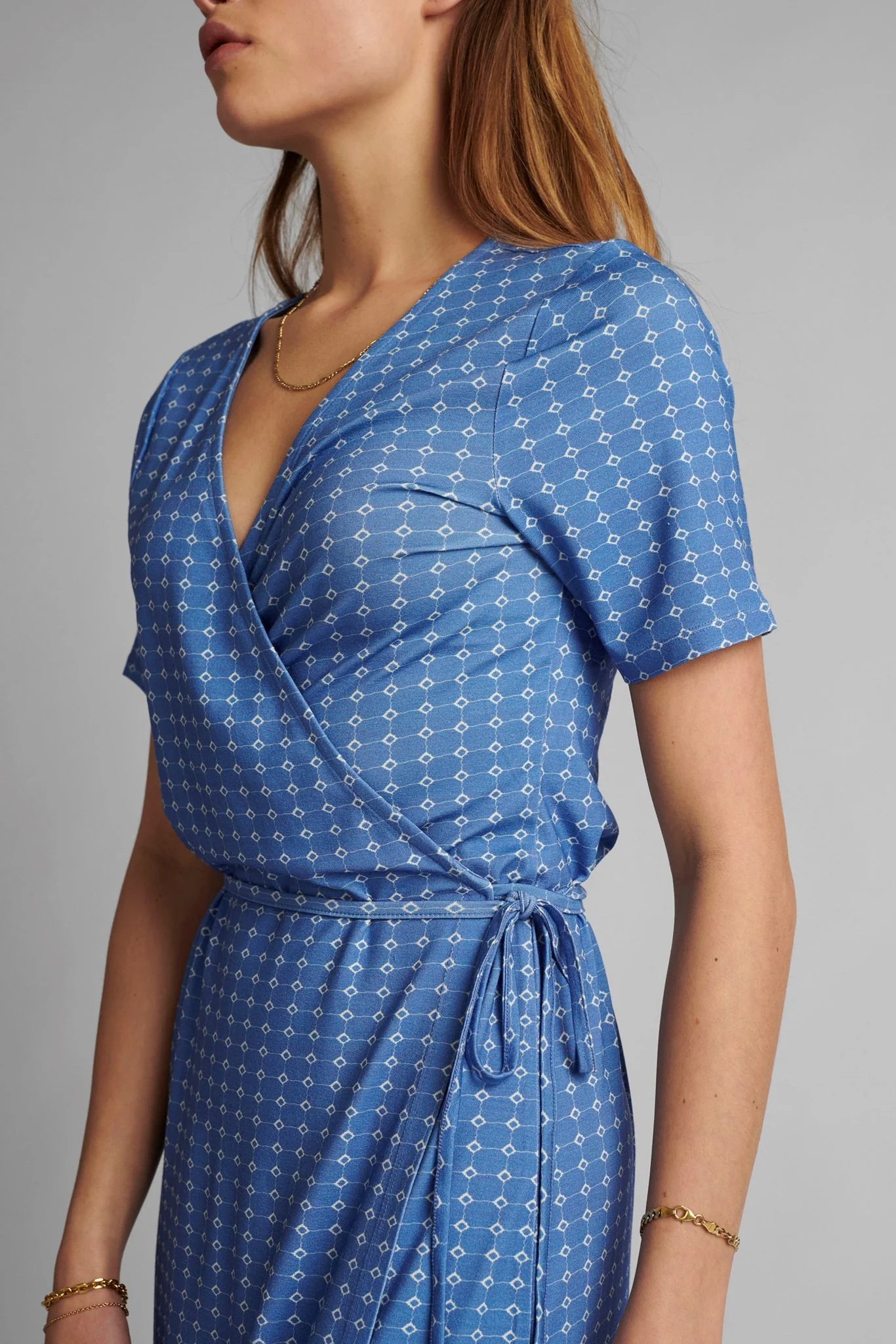 NUCERISE DRESS - Wedgewood - Image 4