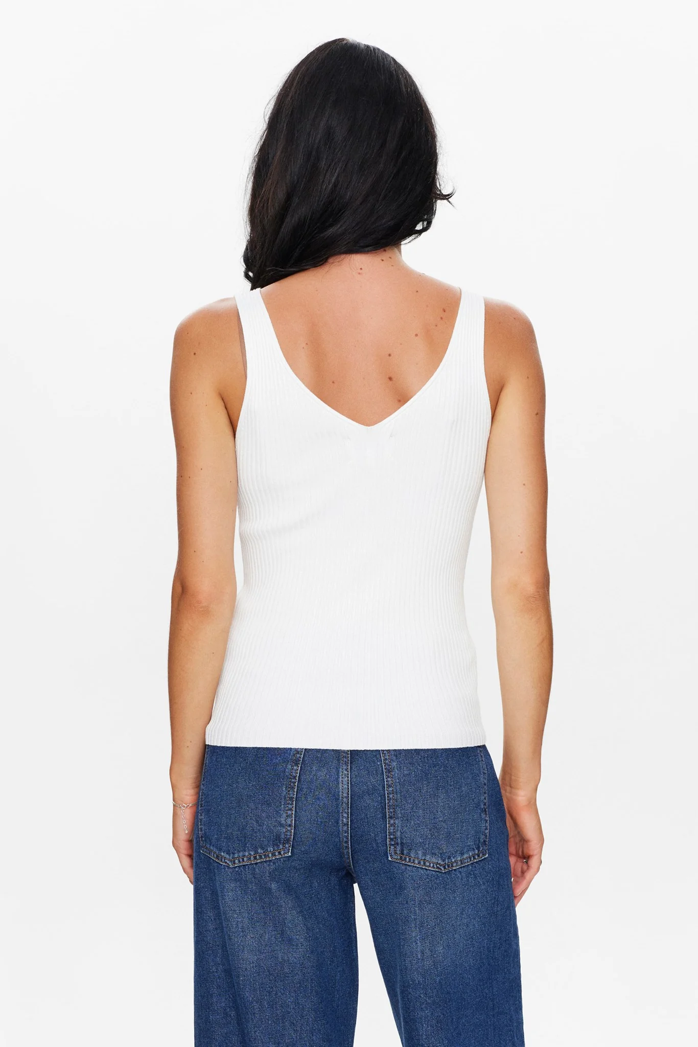 NUCERYS KNIT TOP - Cloud Dancer - Image 2