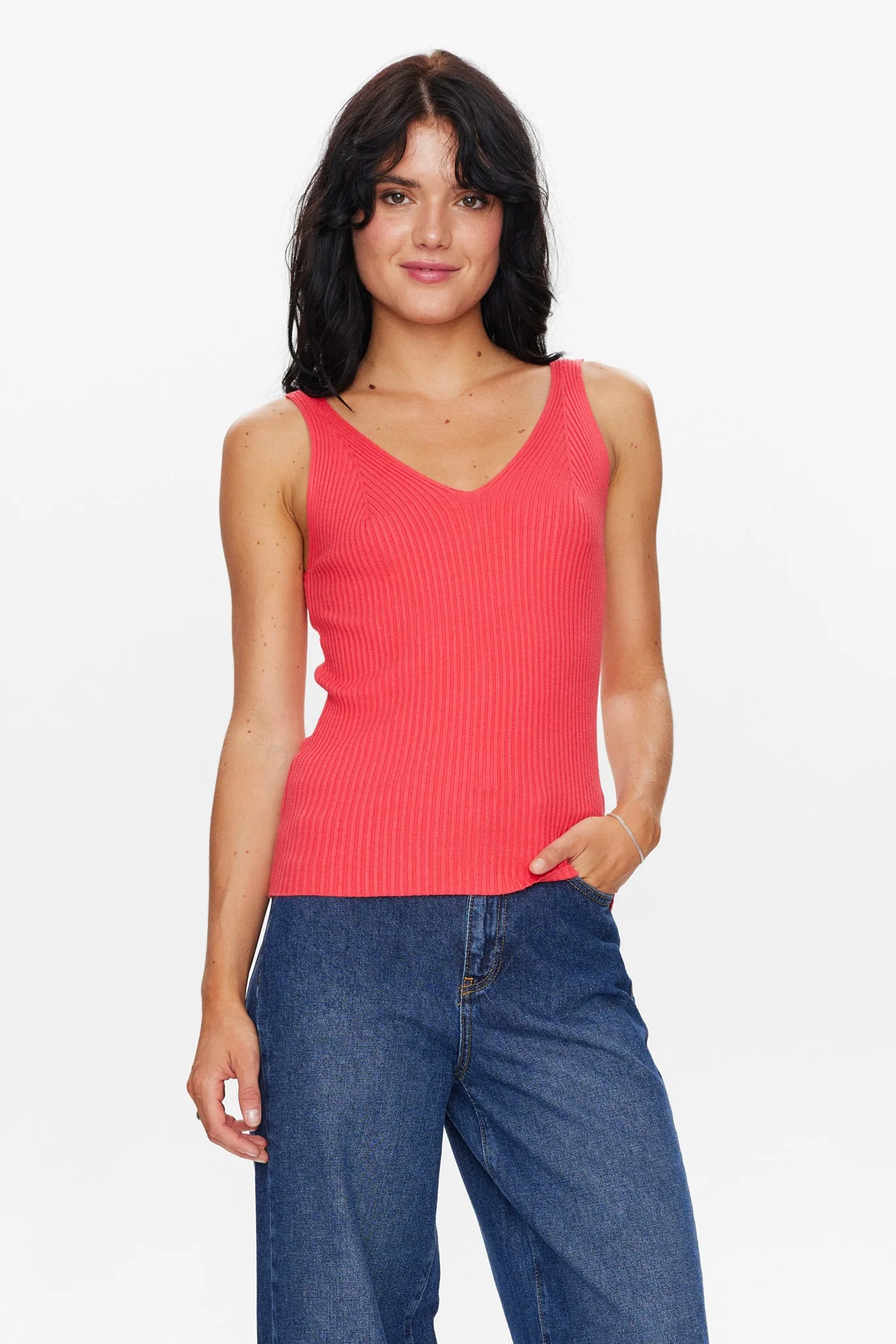 NUCERYS KNIT TOP - Teaberry